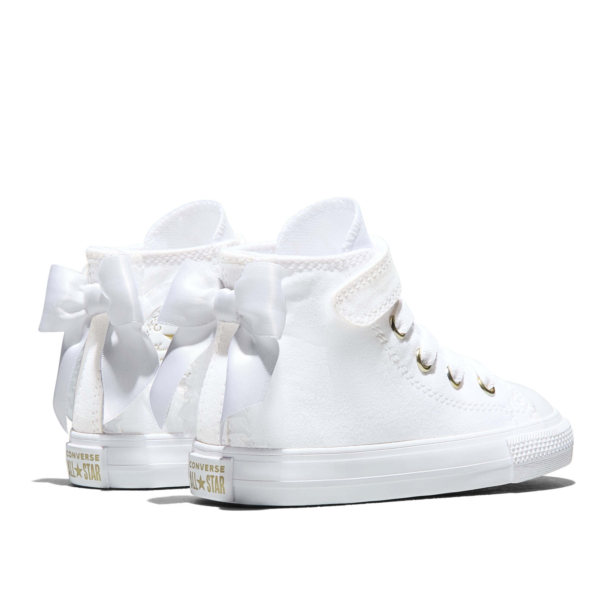 Sapatilhas Casual de Bebés Chuck Taylor All Star 1v Bow Converse Branco-2