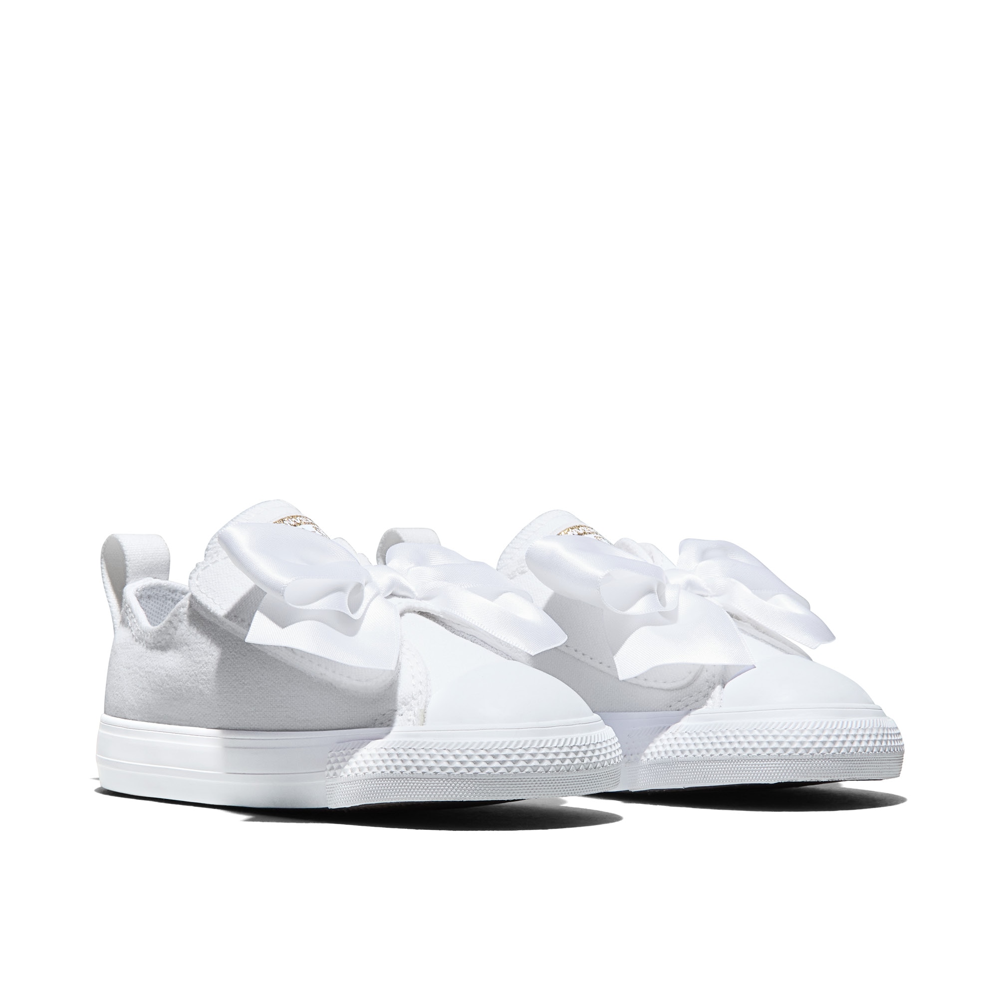Sapatilhas Casual para Bebés Chuck Taylor All Star One Strap Bow Converse Branco-2