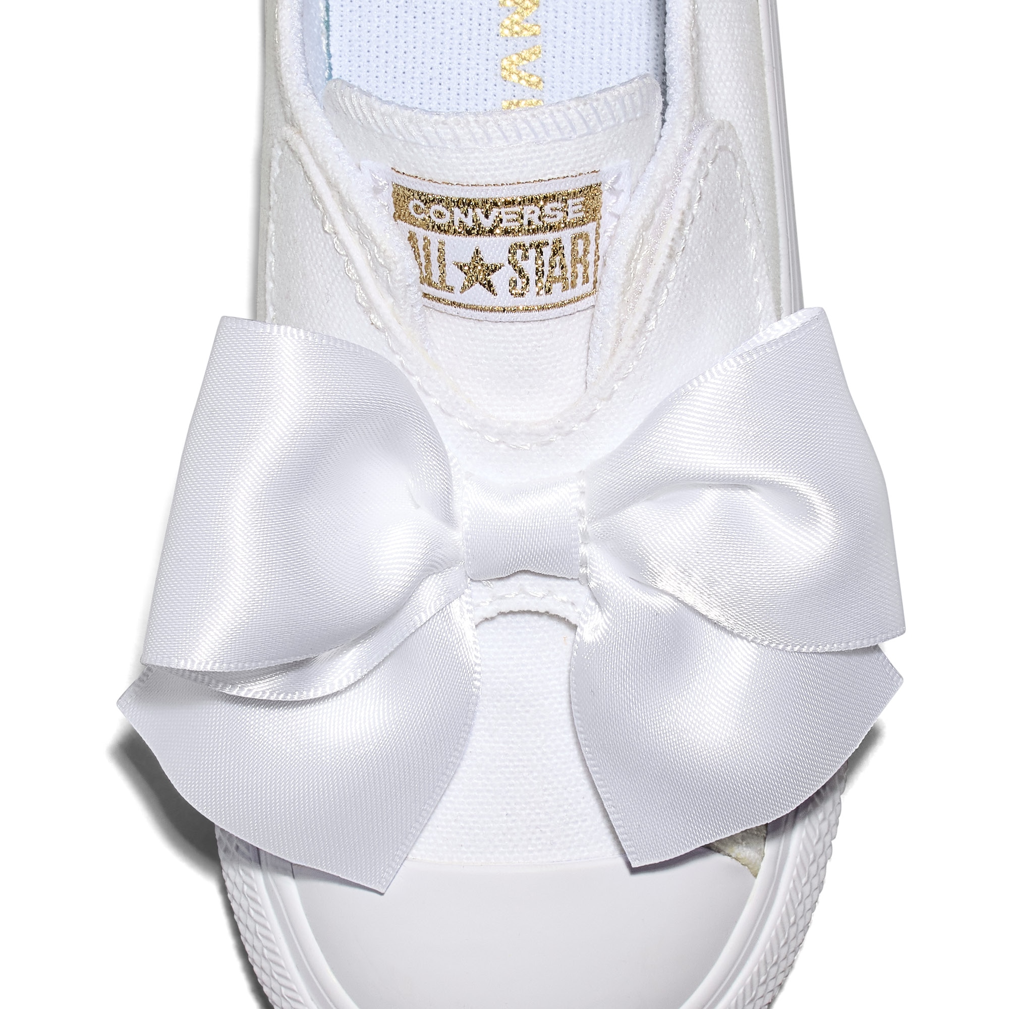 Sapatilhas Casual para Bebés Chuck Taylor All Star One Strap Bow Converse Branco-7