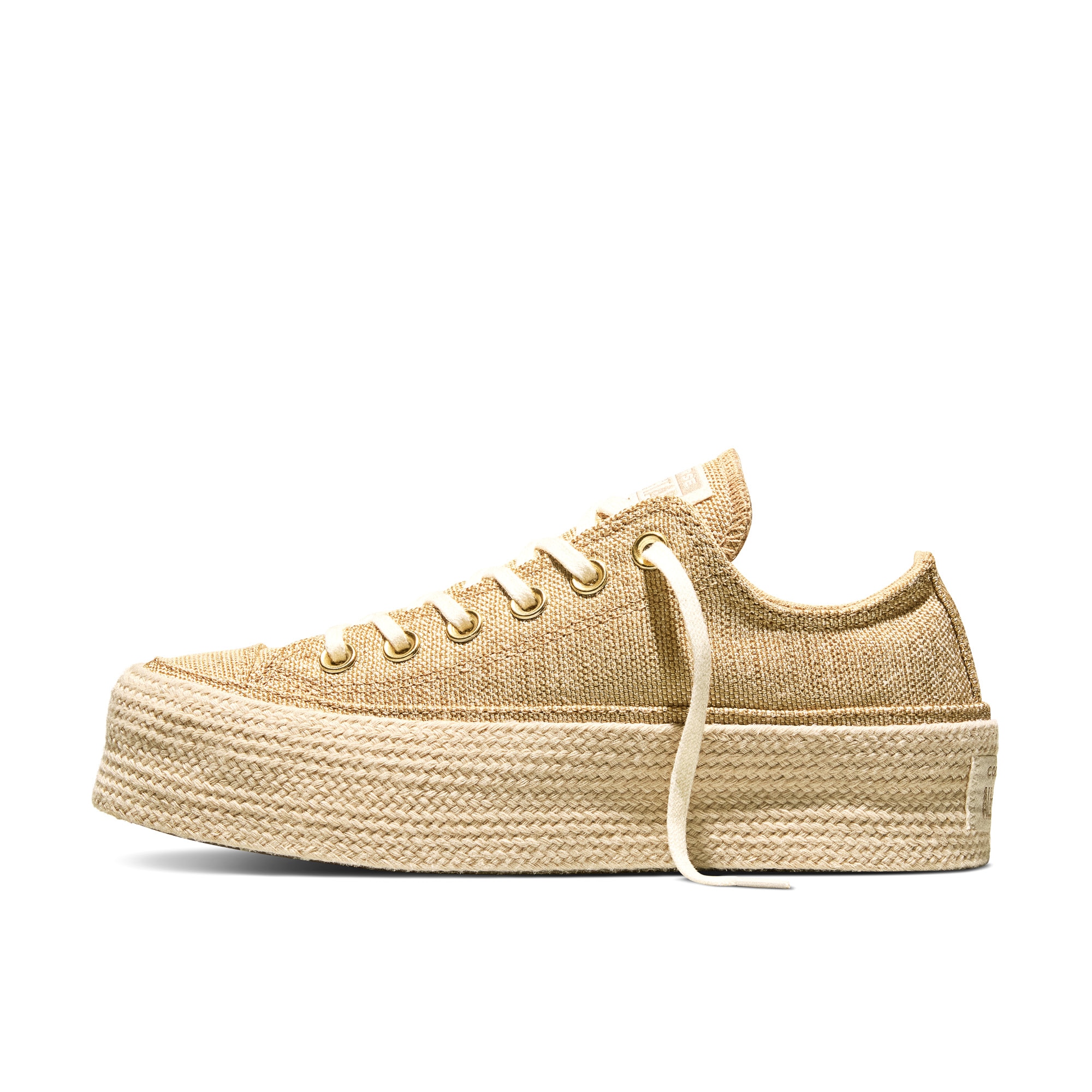 Sapatilhas Casual Chuck Taylor All Star Lift Espadrille Converse Castanho-claro-2