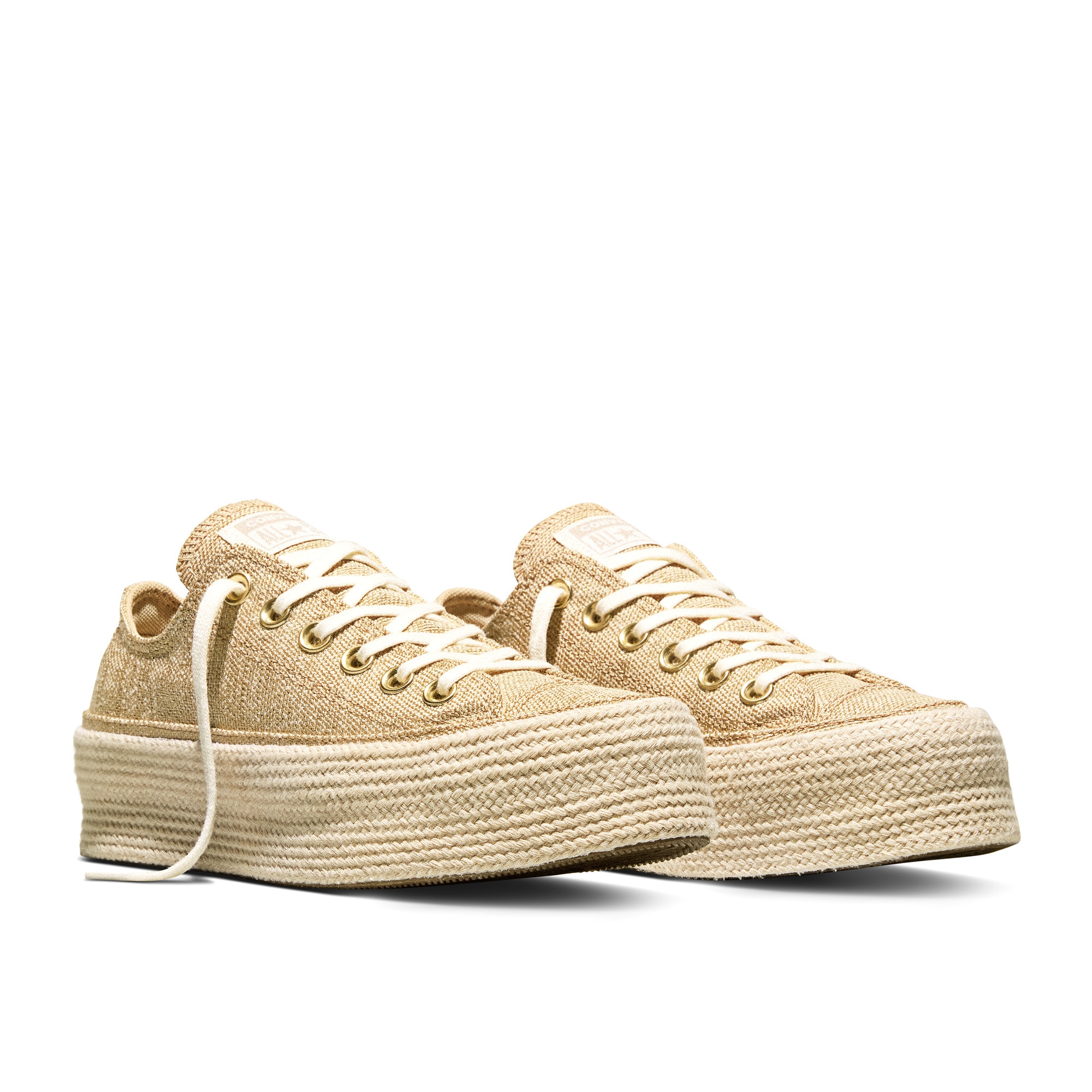 Sapatilhas Casual Chuck Taylor All Star Lift Espadrille Converse Castanho-claro-4