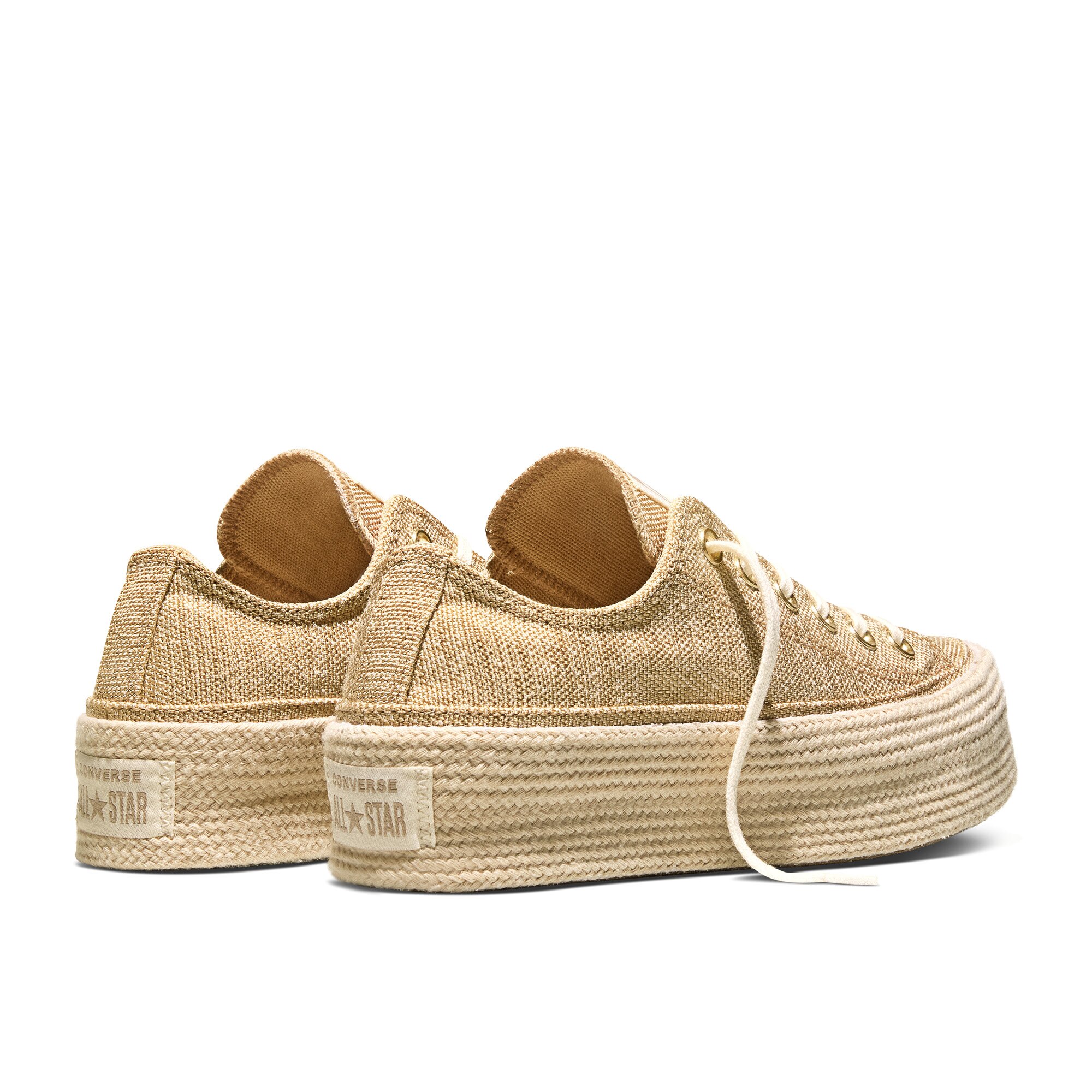 Sapatilhas Casual Chuck Taylor All Star Lift Espadrille Converse Castanho-claro-5