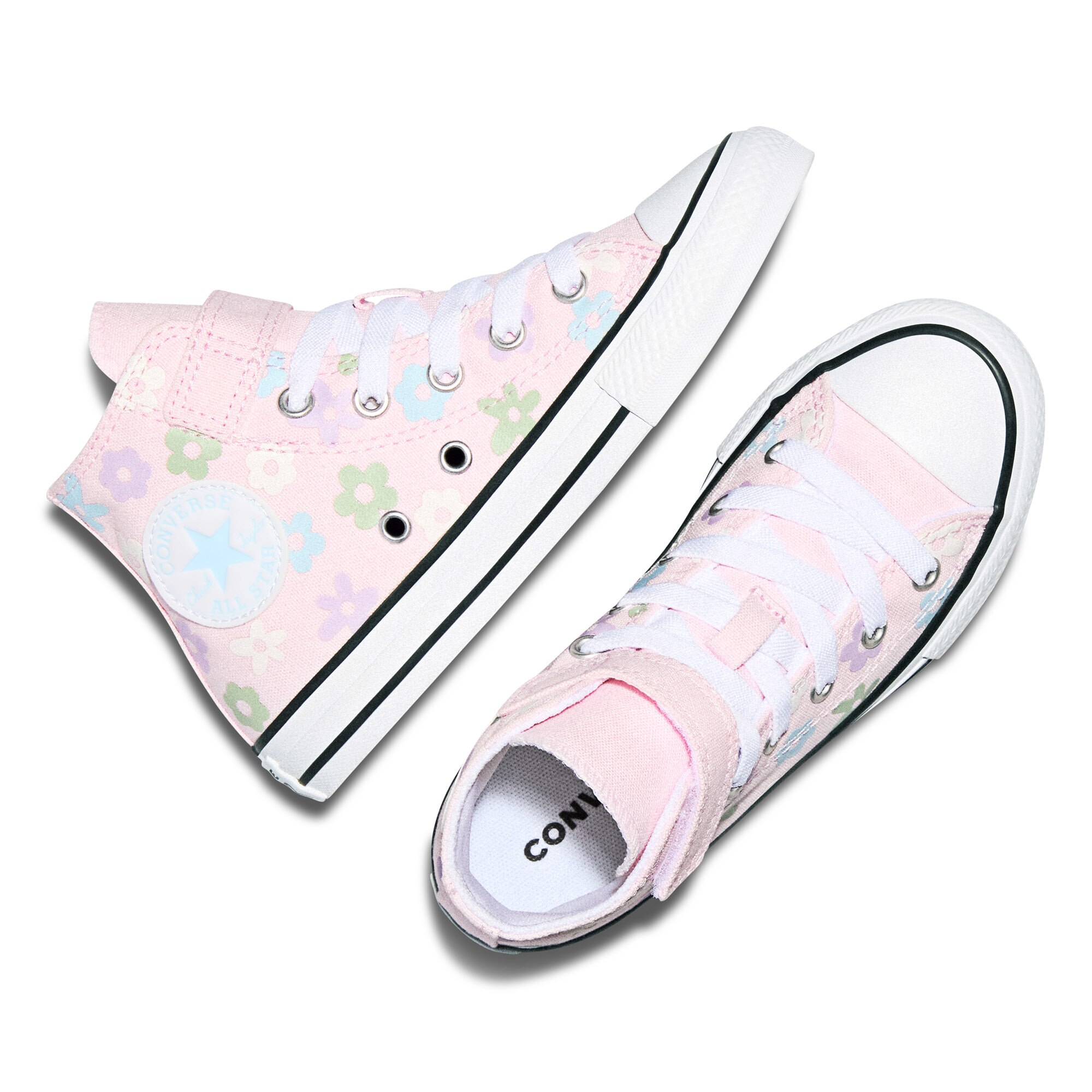 Sapatilhas Casual Chuck Taylor All Star 1v Bubbly Floral Converse Rosa-claro-4