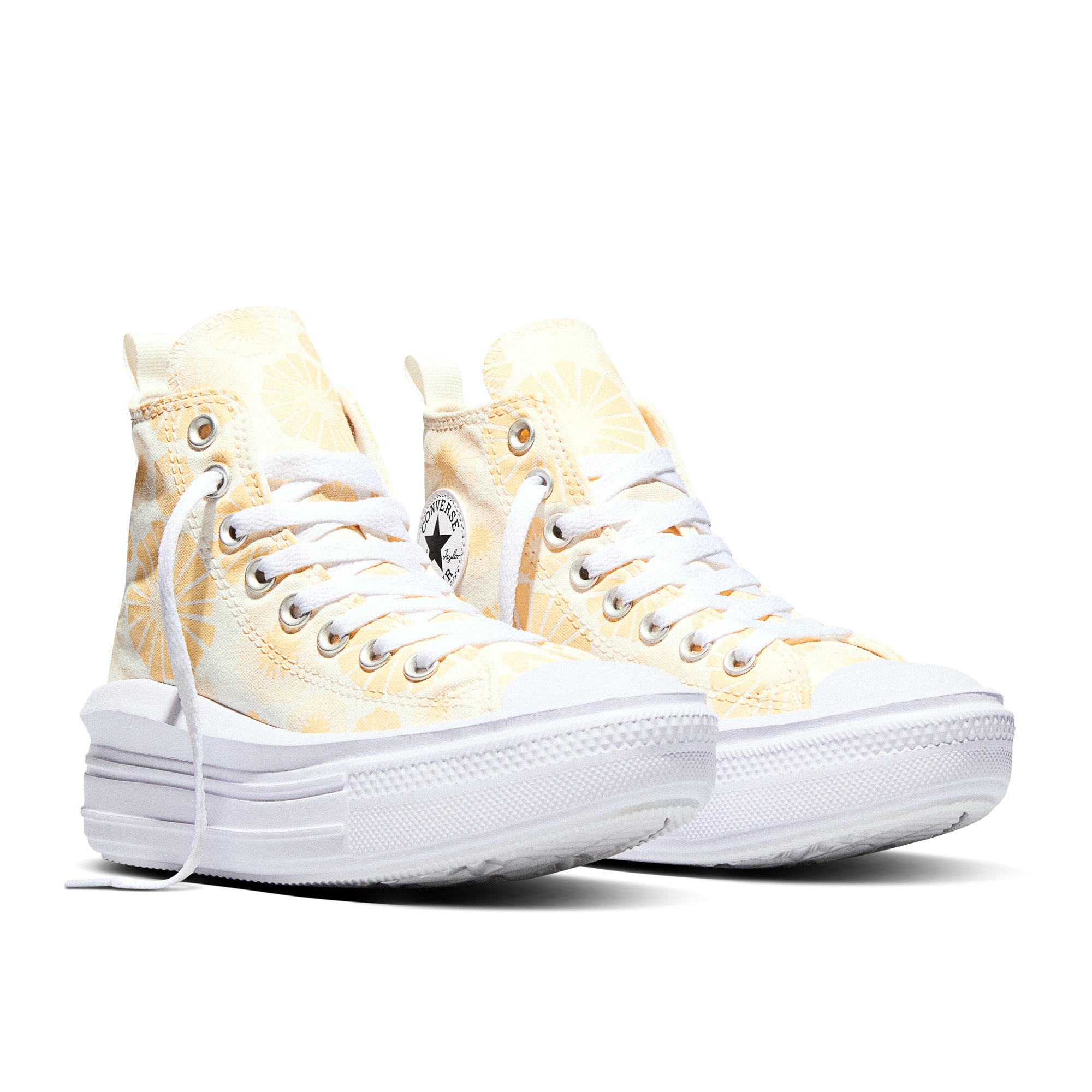 Sapatilhas Casual Chuck Taylor All Star Move Sunny Side Up Converse Natural-2