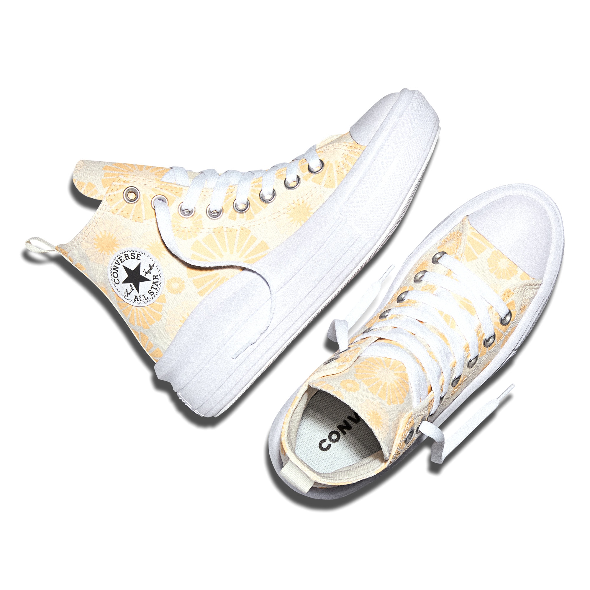 Sapatilhas Casual Chuck Taylor All Star Move Sunny Side Up Converse Natural-4
