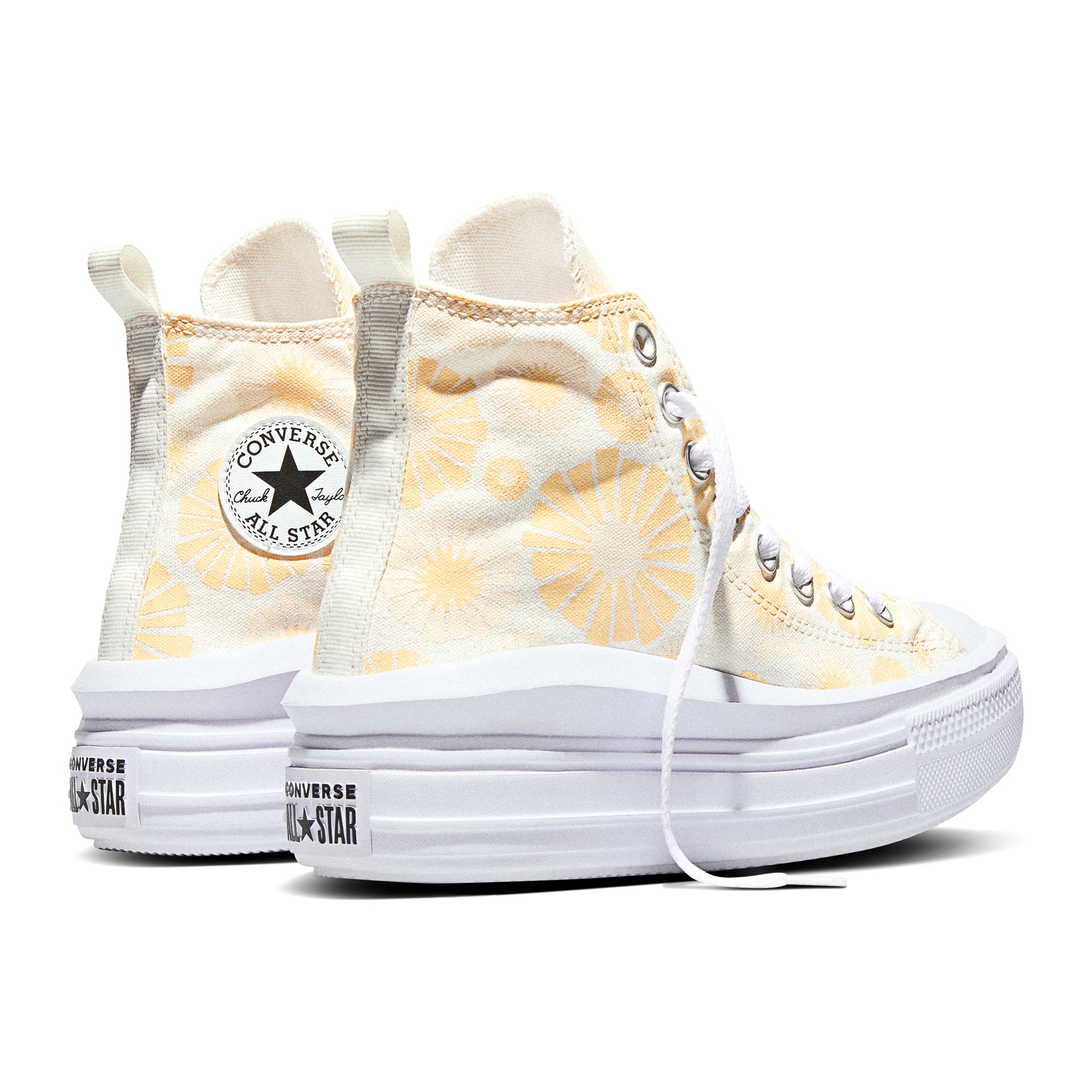Sapatilhas Casual Chuck Taylor All Star Move Sunny Side Up Converse Natural-6
