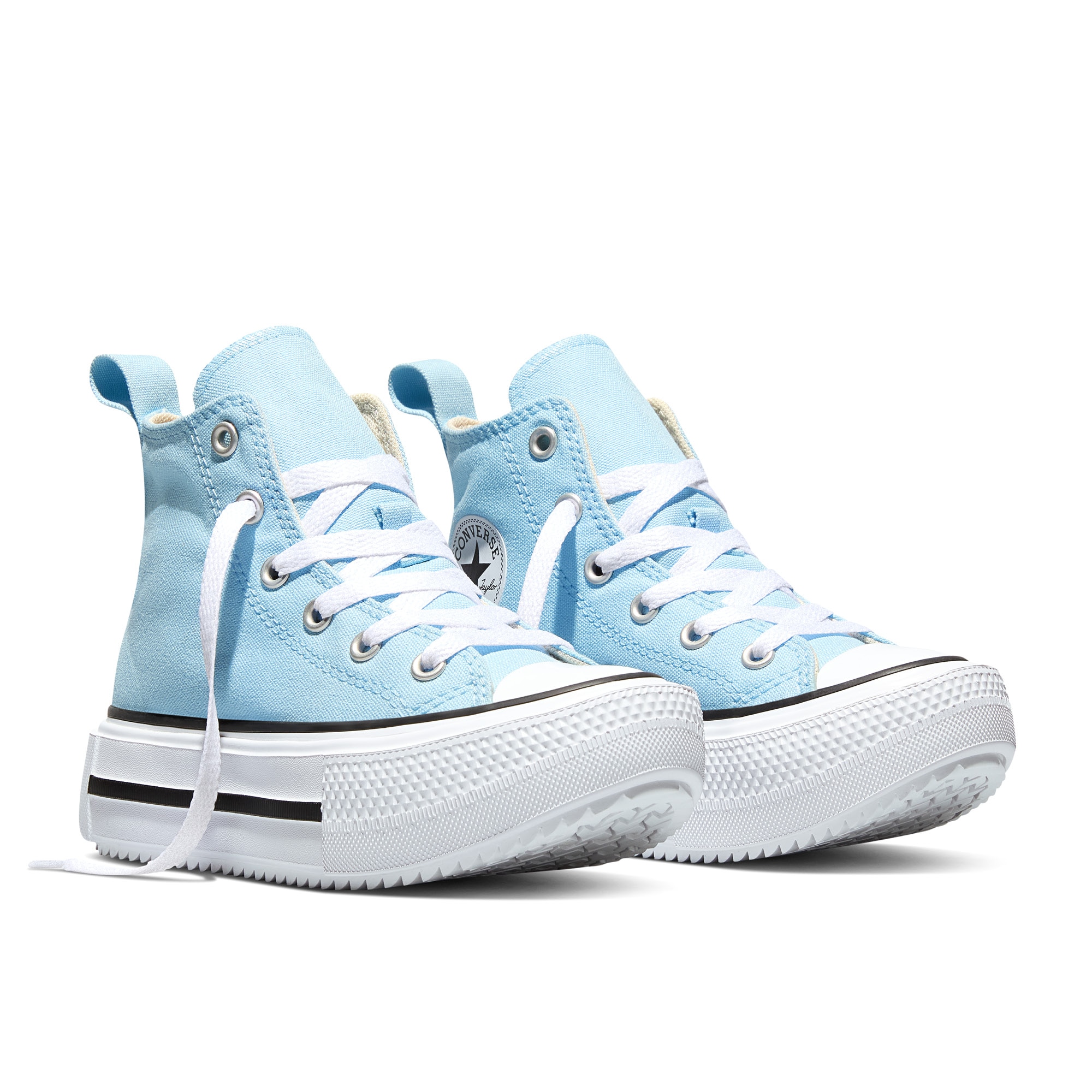 Sapatilhas Casual Chuck Taylor All Star Lift Double Stack Seasonal Color Converse Azul-celeste-2
