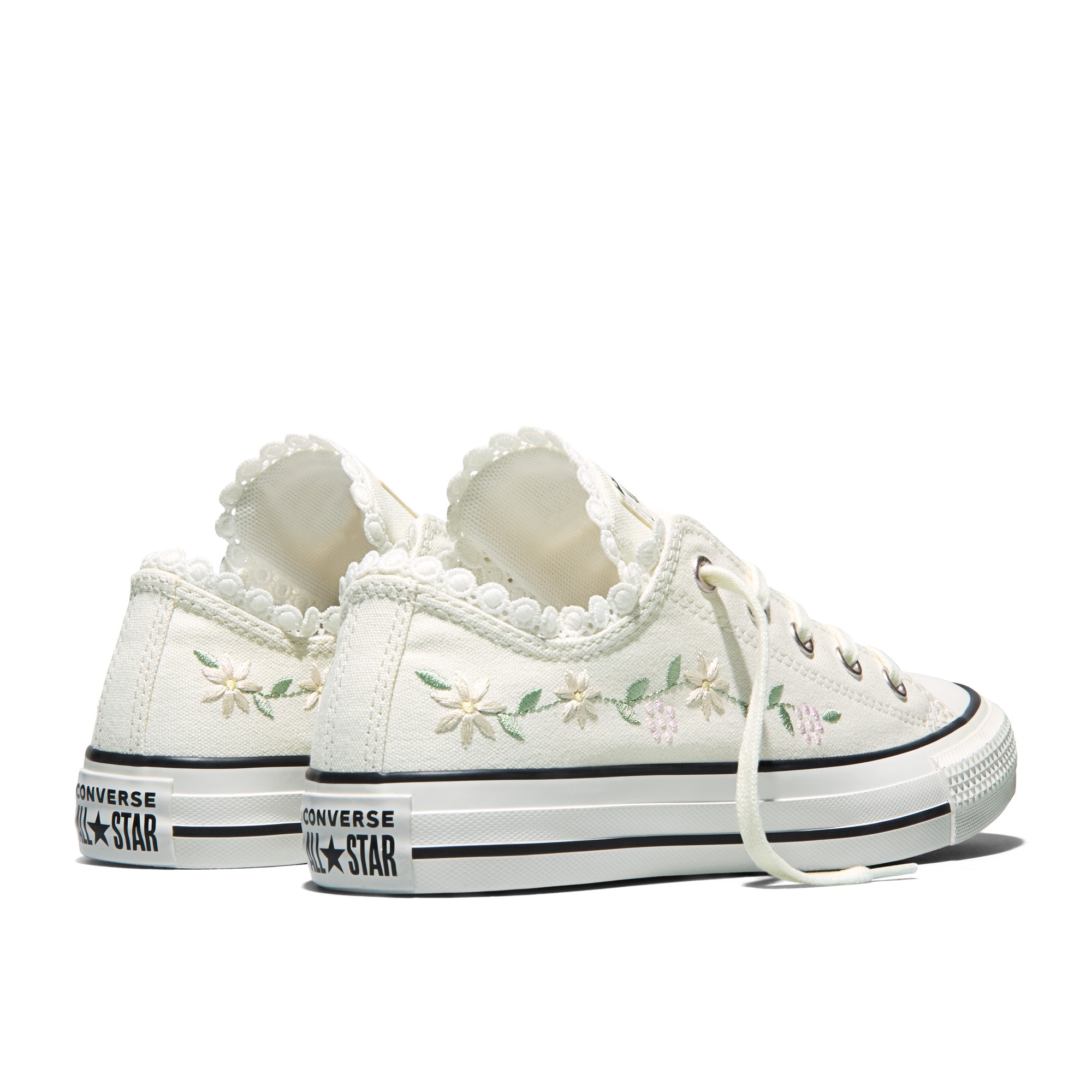 Sapatilhas Casual Infantil Chuck Taylor All Star Blooming Flowers Converse Branco-5