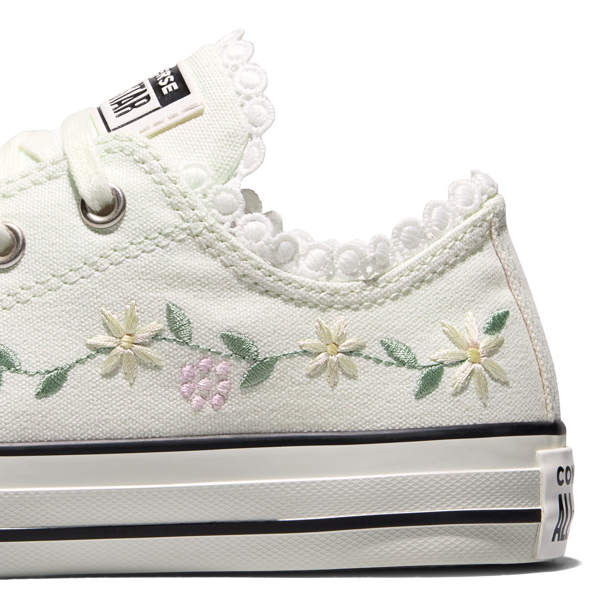 Sapatilhas Casual Infantil Chuck Taylor All Star Blooming Flowers Converse Branco-6