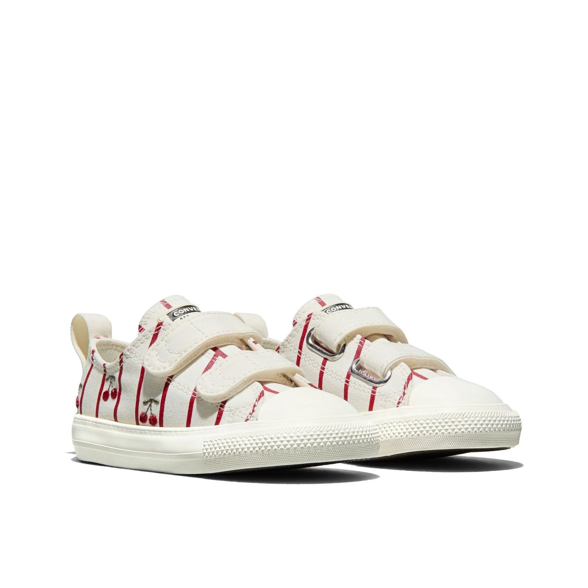 Sapatilhas Casual de Bebés Chuck Taylor All Star 2v Summer Market Converse Branco / Vermelho-2