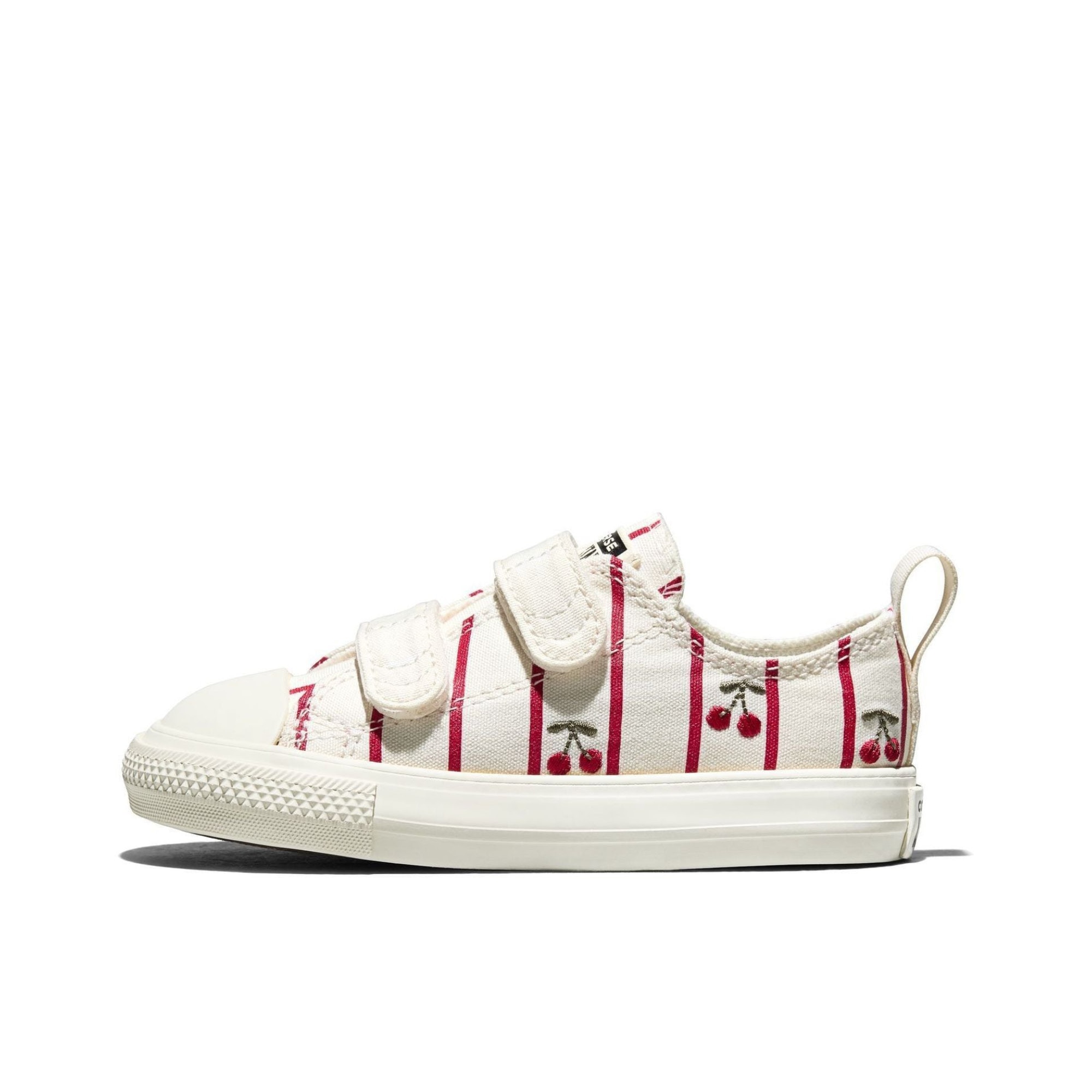 Sapatilhas Casual de Bebés Chuck Taylor All Star 2v Summer Market Converse Branco / Vermelho-4