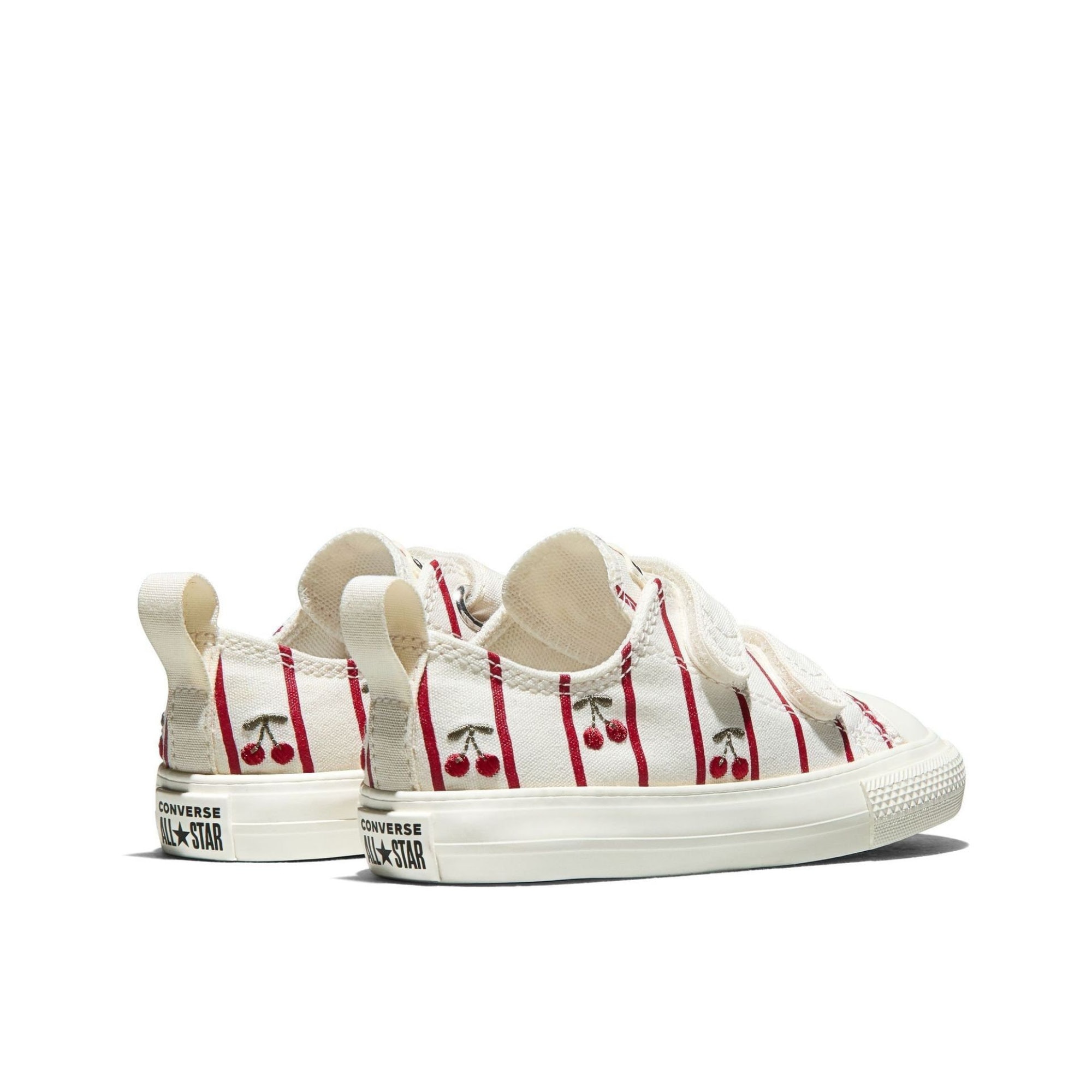 Sapatilhas Casual de Bebés Chuck Taylor All Star 2v Summer Market Converse Branco / Vermelho-6