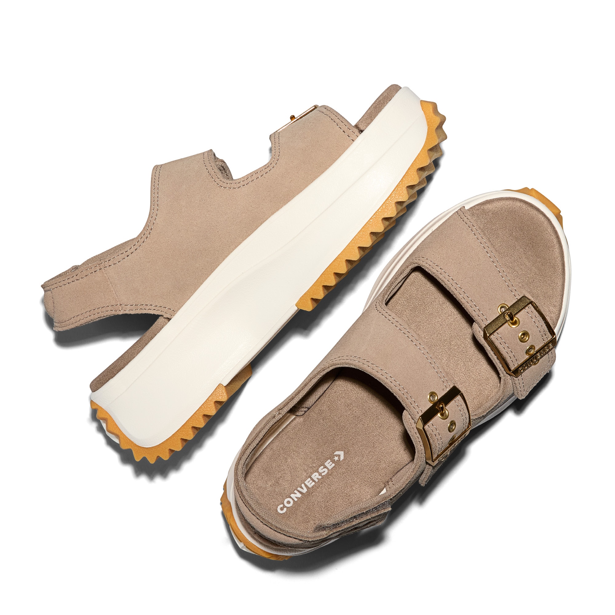 Sandálias Casual Run Star Sandal Converse Castanho-4