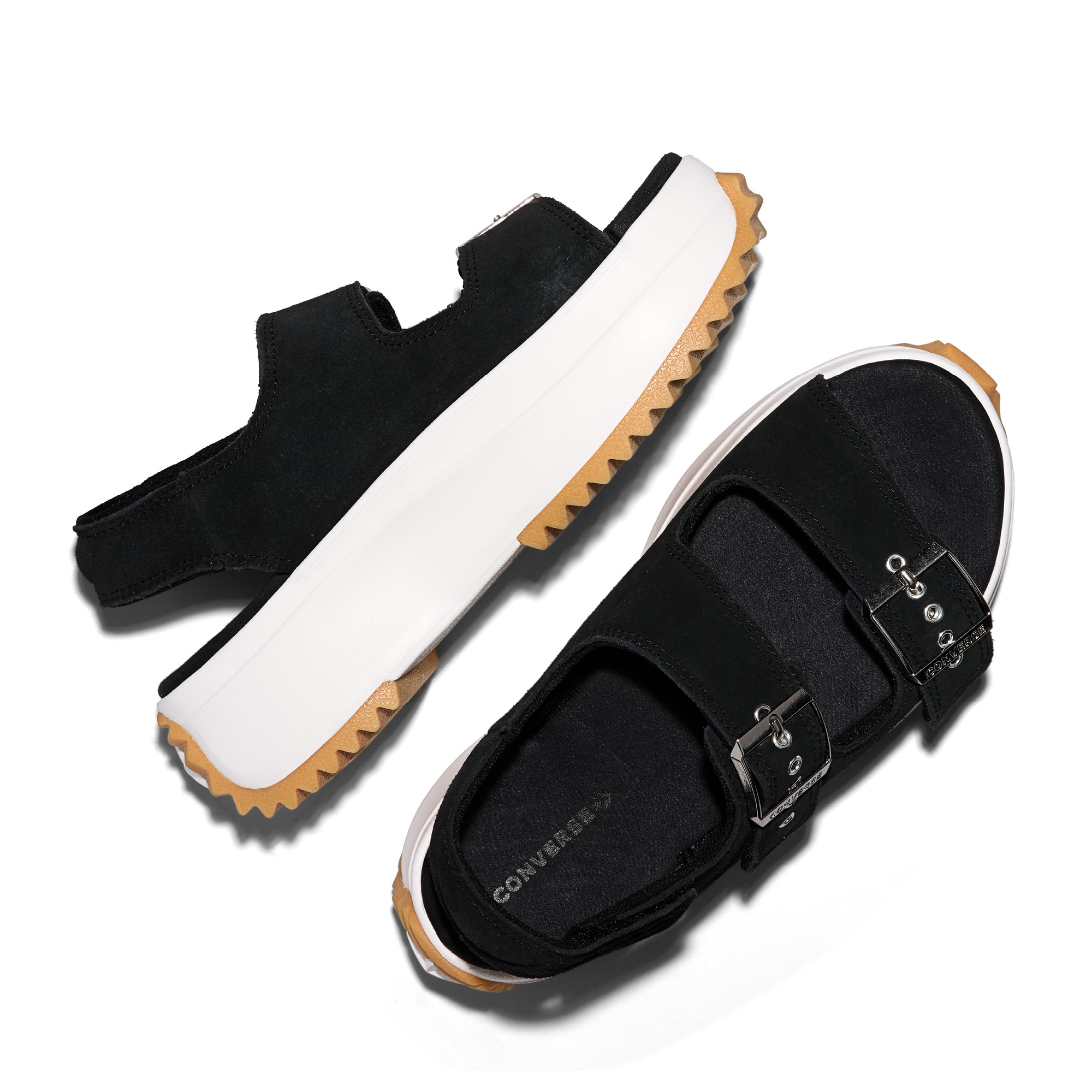 Sandálias Casual Run Star Sandal Converse Branco / Preto-4