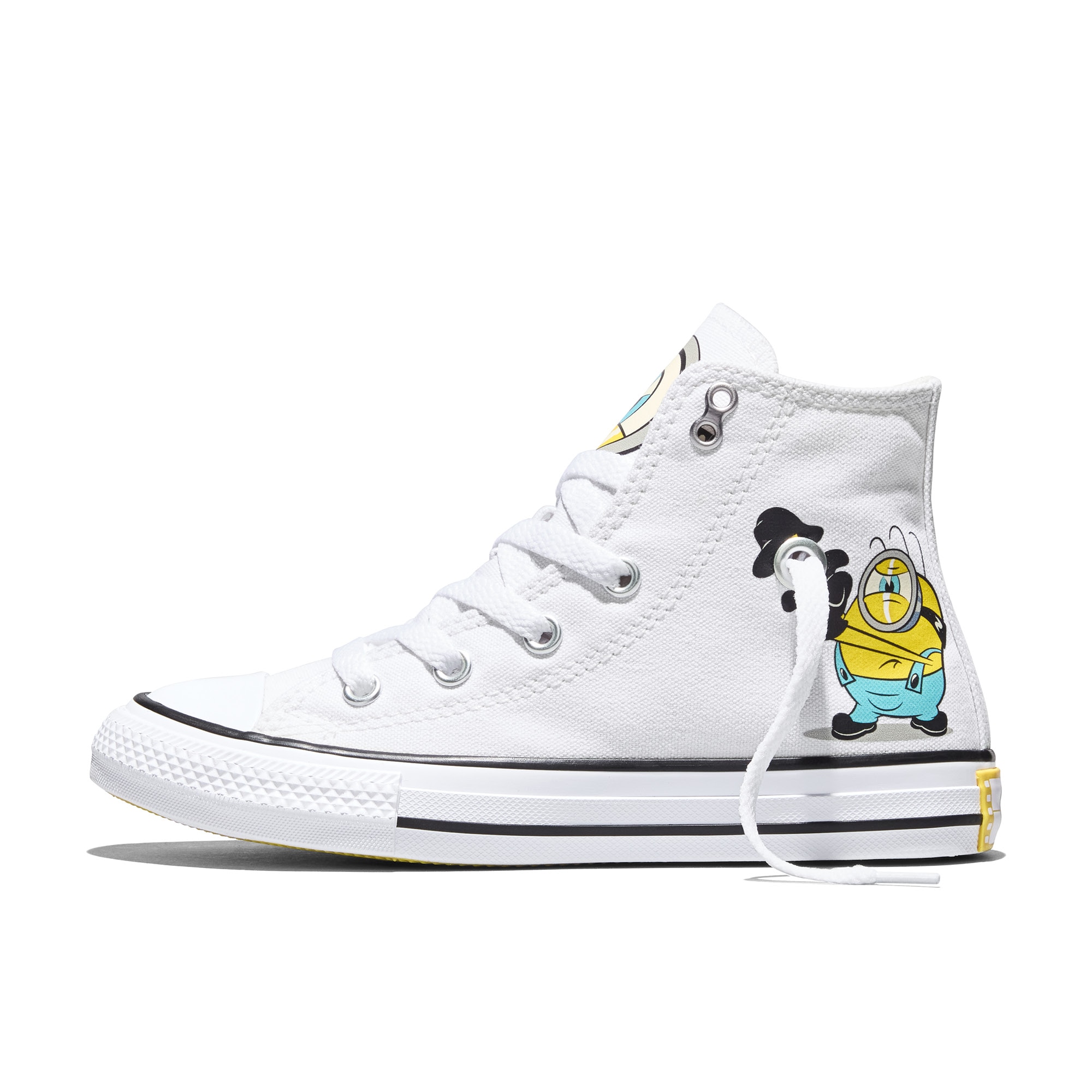 Sapatilhas Casual Infantil Chuck Taylor All Star Minions Converse Branco-3