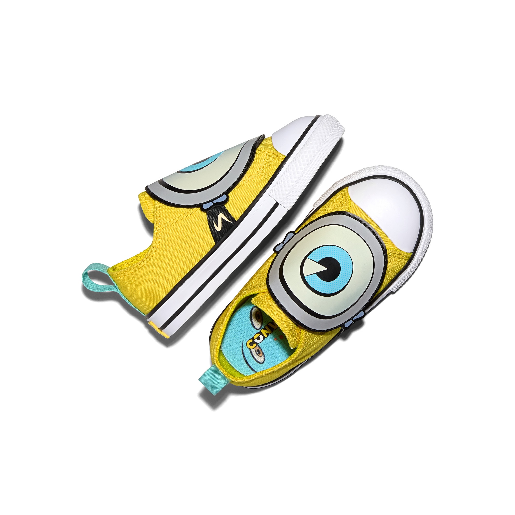 Sapatilhas Casual de Bebés Chuck Taylor All Star One Strap Minions Converse Amarelo-3