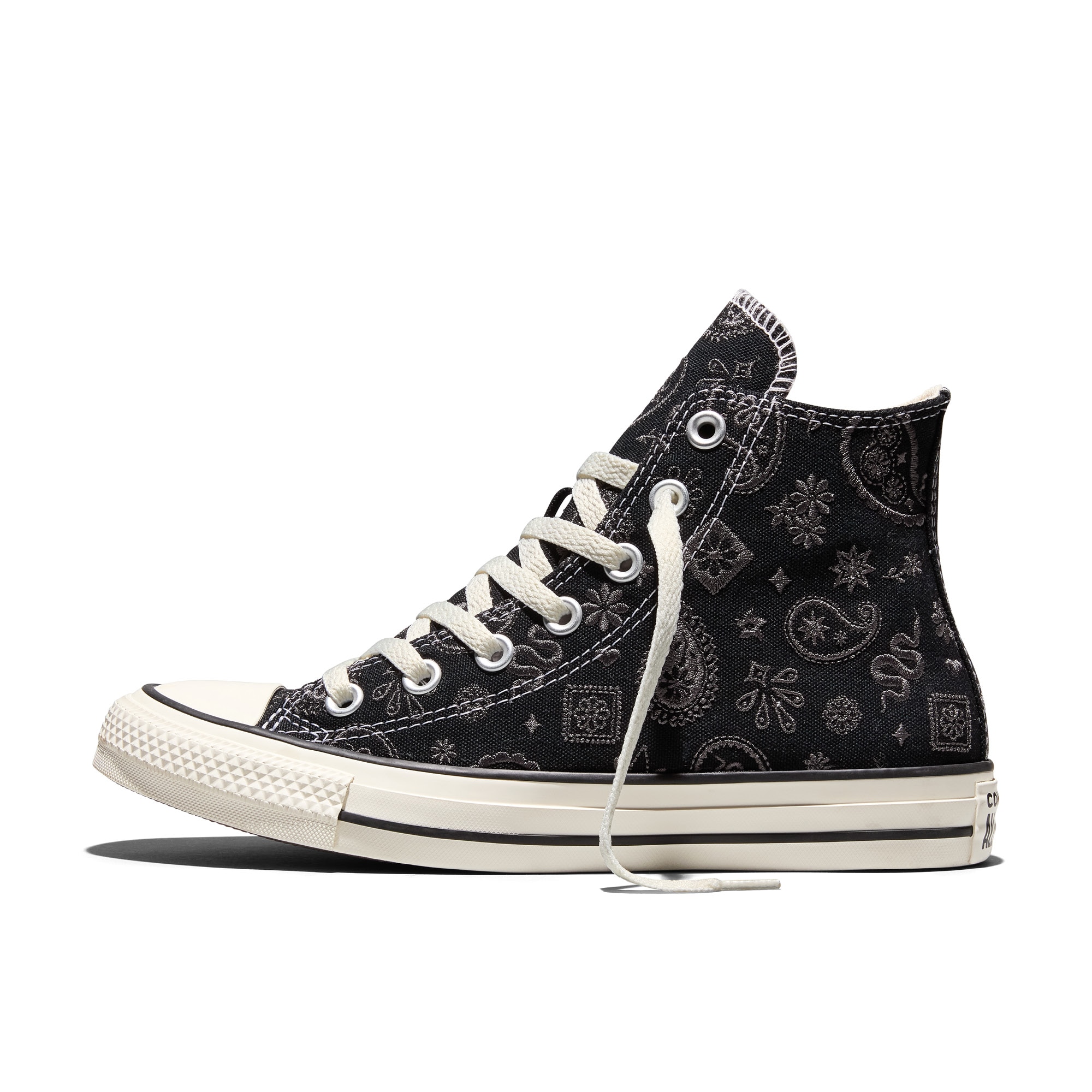 Sapatilhas Casual Chuck Taylor All Star Elevated Paisley Converse Preto-2
