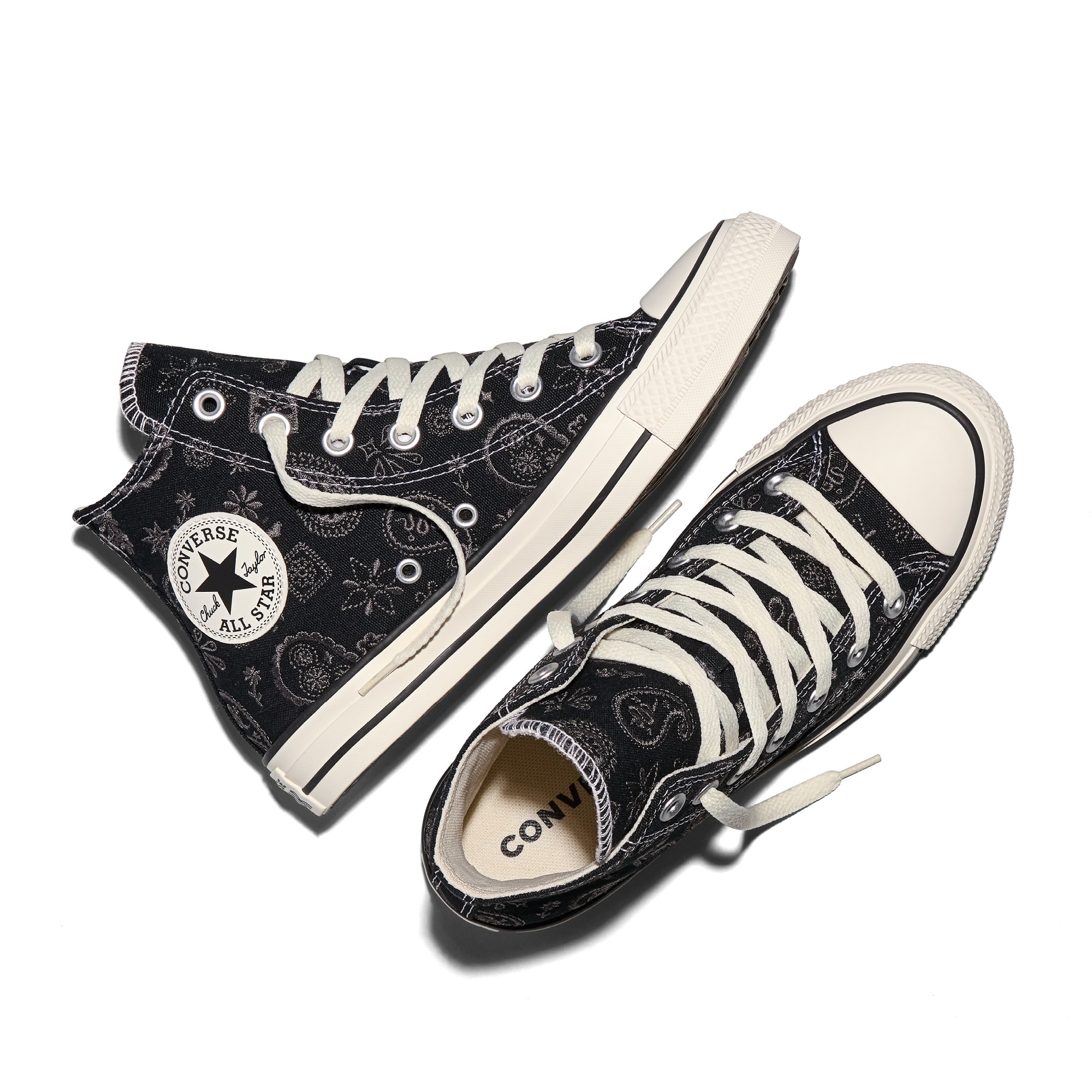 Sapatilhas Casual Chuck Taylor All Star Elevated Paisley Converse Preto-3