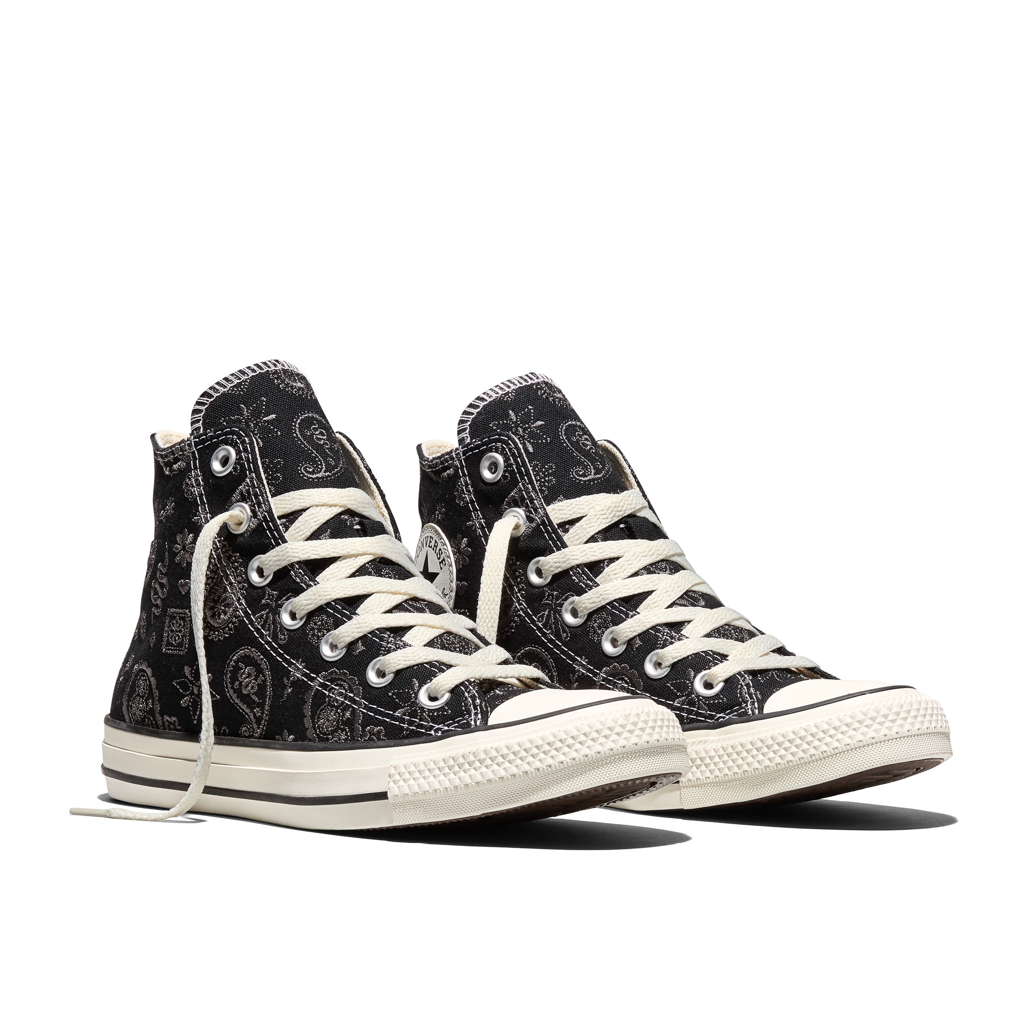 Sapatilhas Casual Chuck Taylor All Star Elevated Paisley Converse Preto-4