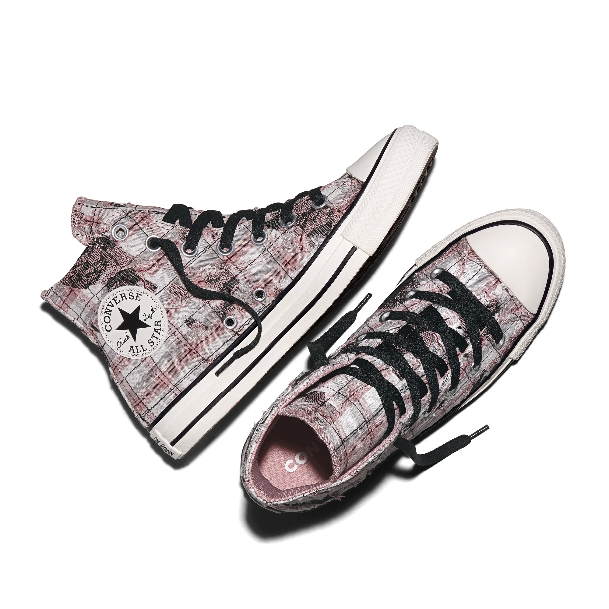 Sapatilhas Casual Chuck Taylor All Star Plaid Lace Material Converse Estampado-3
