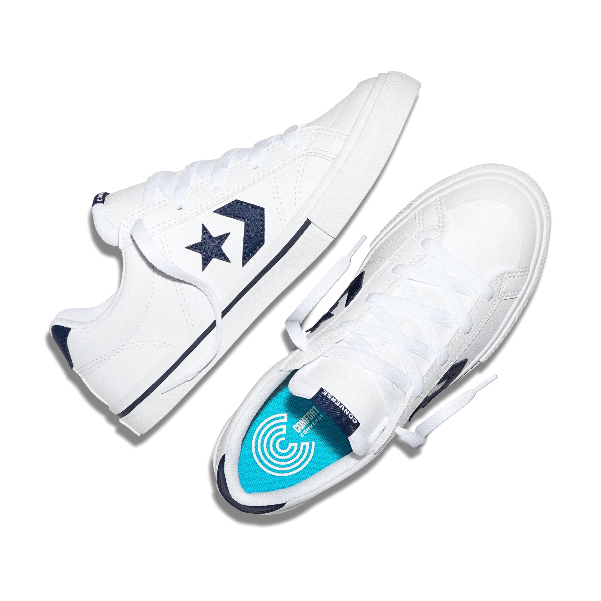 Sapatilhas Casual Infantil Sport Casual Pele Converse Branco-3