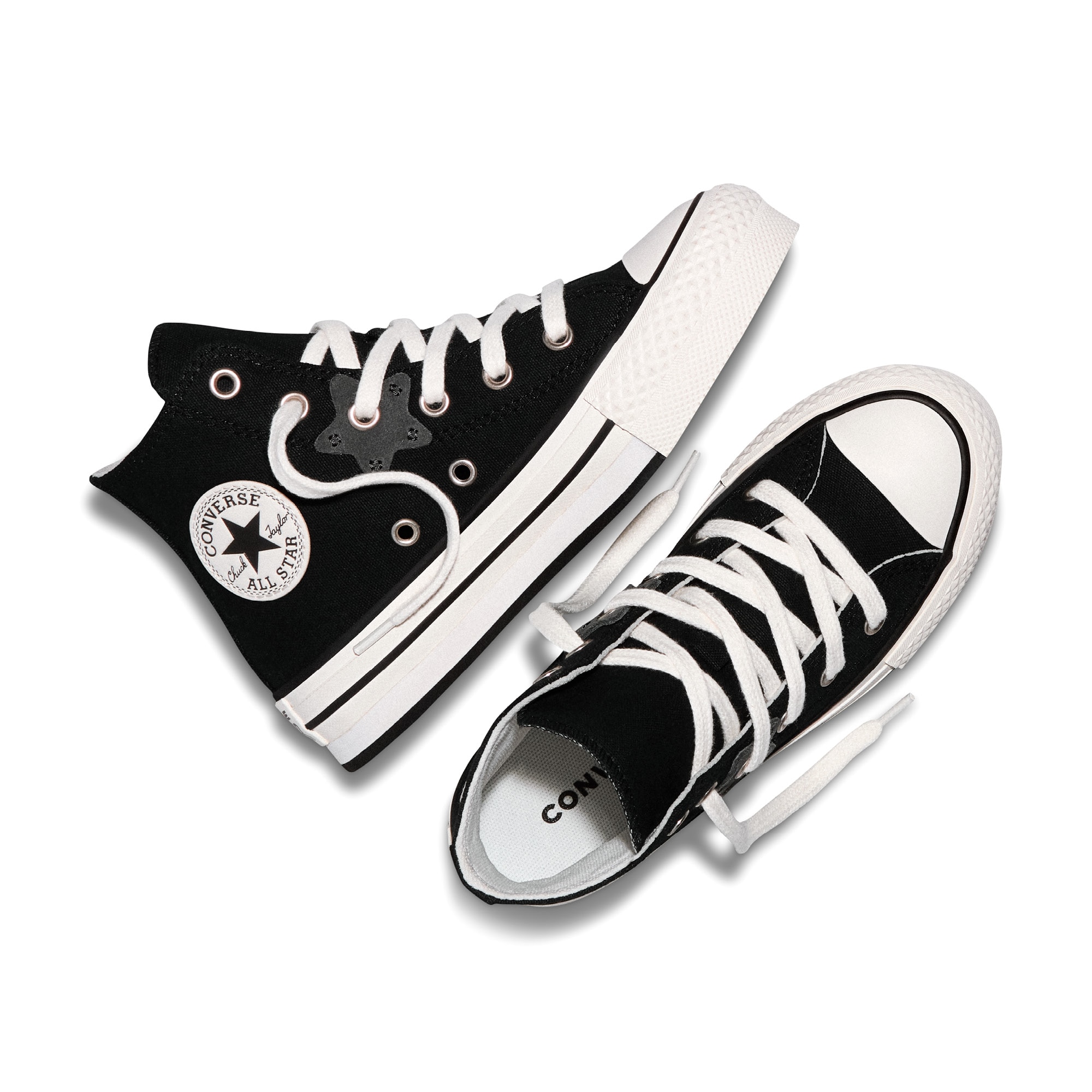 Sapatilhas Casual Infantil Ctas Eva Lift Portable Heirloom Converse Preto-3