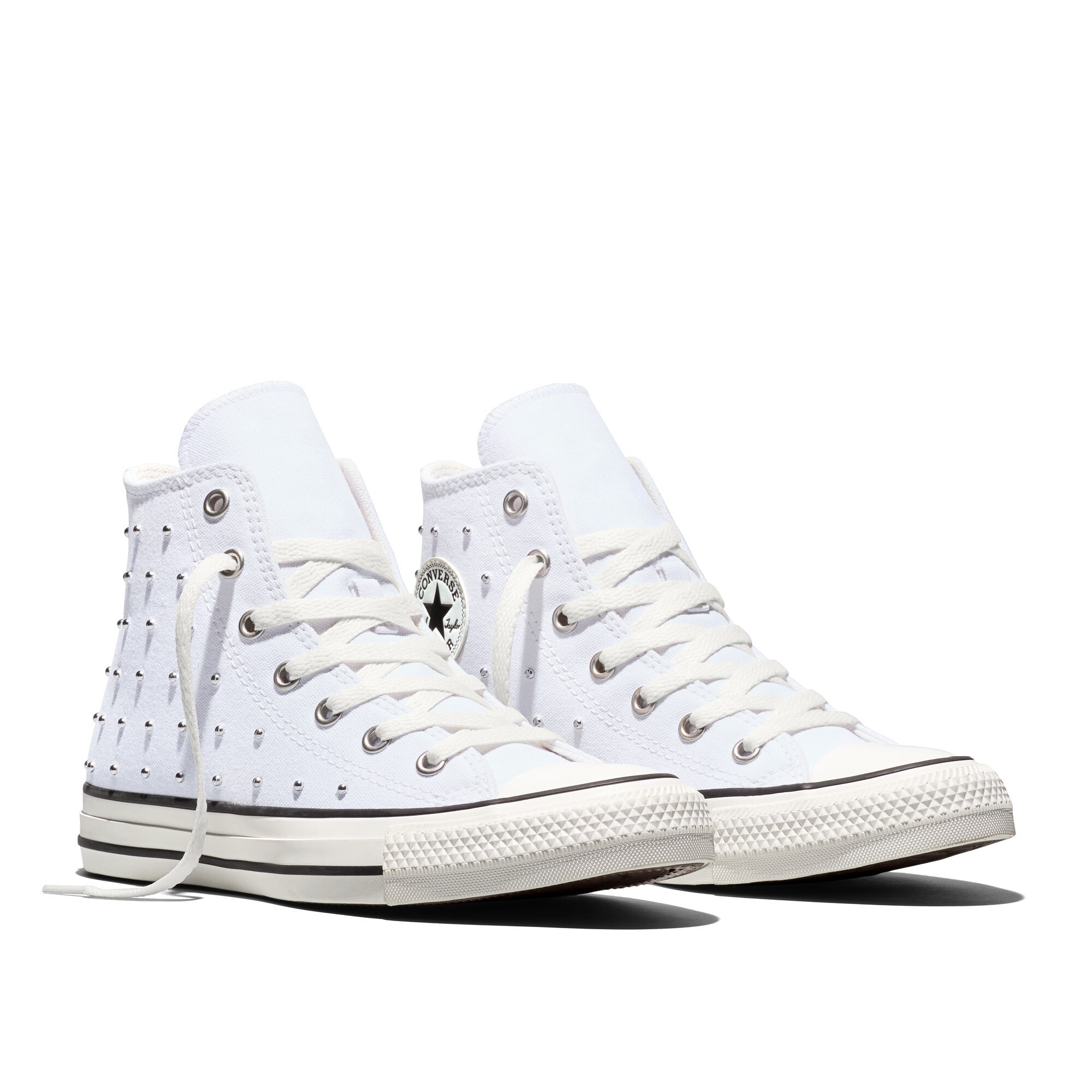 Sapatilhas Casual Infantil Chuck Taylor All Star Soft Goth Converse Branco-5