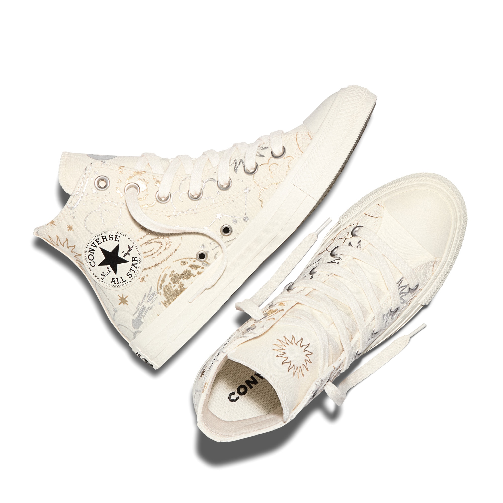 Sapatilhas Casual Chuck Taylor All Star Cosmic Converse Branco-marfim-3