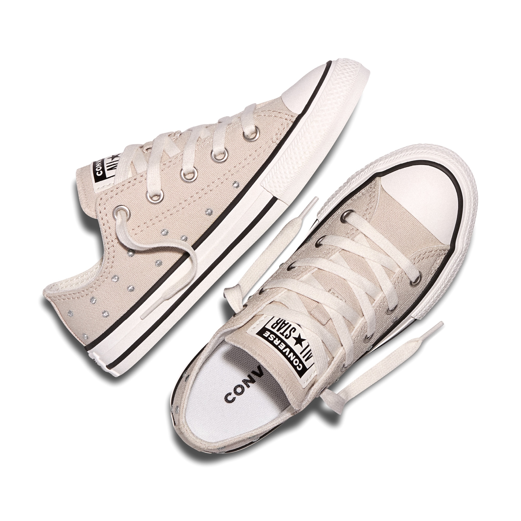 Sapatilhas Casual Infantil Chuck Taylor All Star Soft Goth Converse Natural-3
