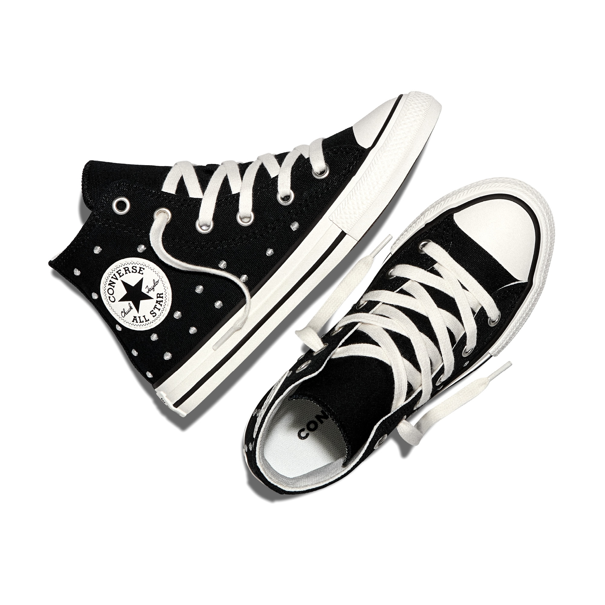 Sapatilhas Casual Infantil Chuck Taylor All Star Soft Goth Converse Preto-3