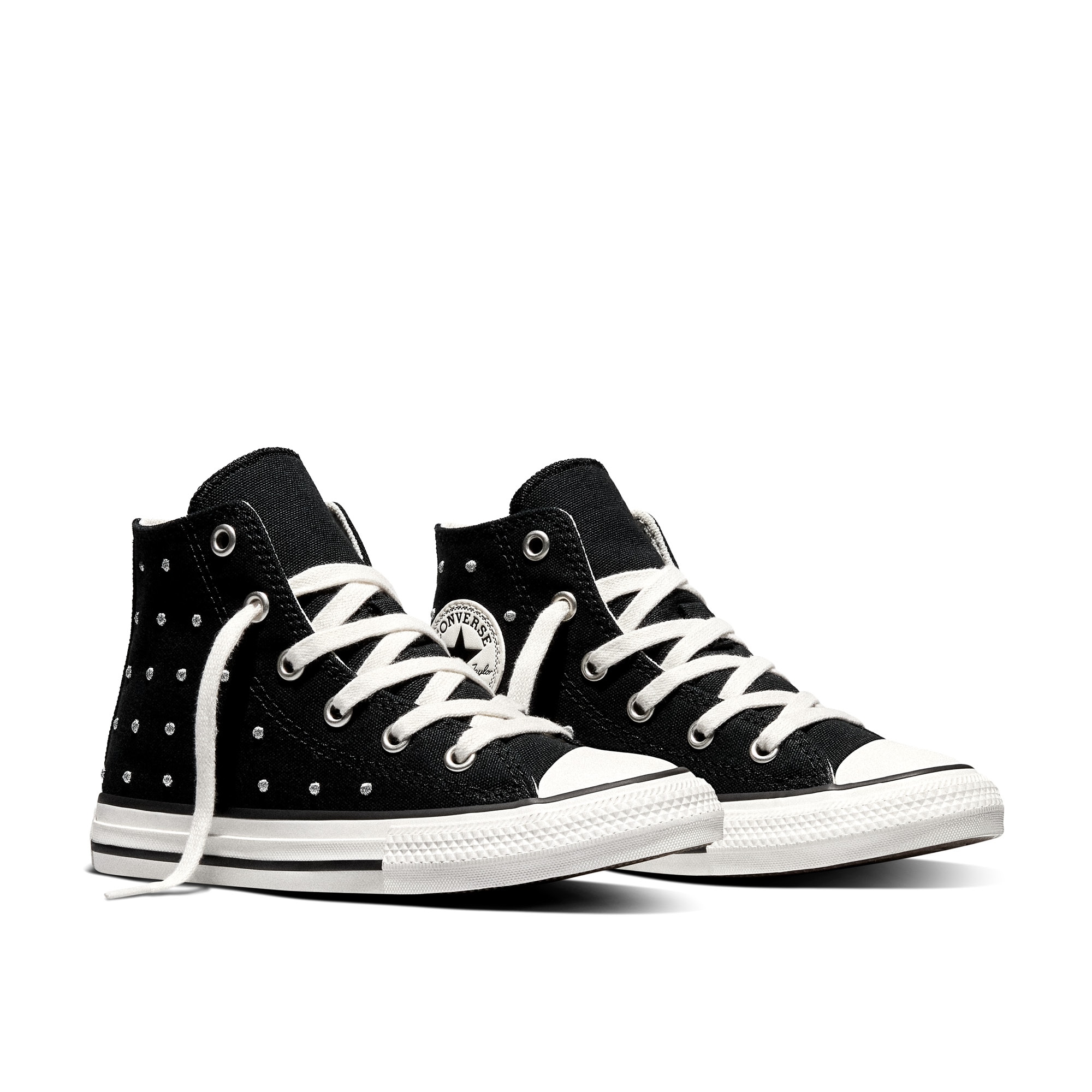 Sapatilhas Casual Infantil Chuck Taylor All Star Soft Goth Converse Preto-4