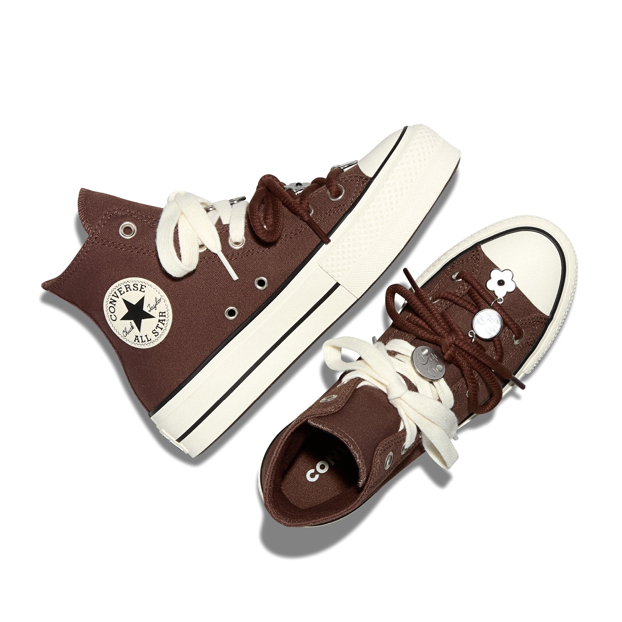 Sapatilhas Casual Chuck Taylor All Star Lift Portable Heirloom Converse Castanho-escuro-3