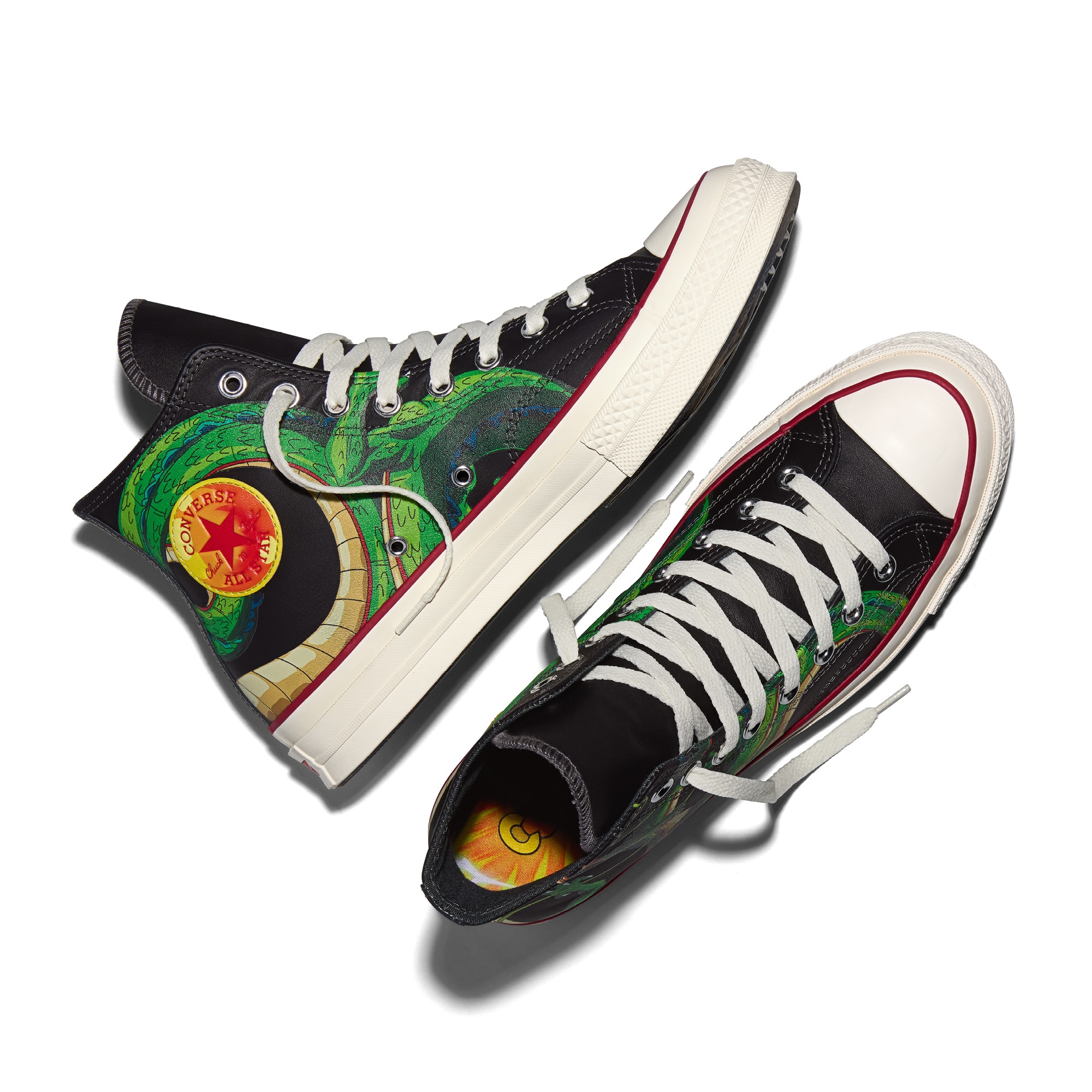 Sapatilhas Casuais Chuck 70 X Dragon Ball Z Shenron Converse Preto / Verde-3