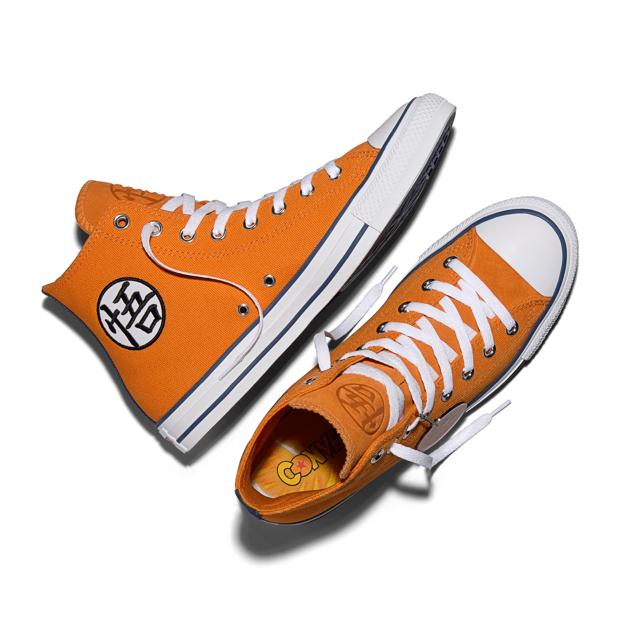 Sapatilhas Casual Chuck Taylor All Star X Dragon Ball Z Goku Converse Laranja-3