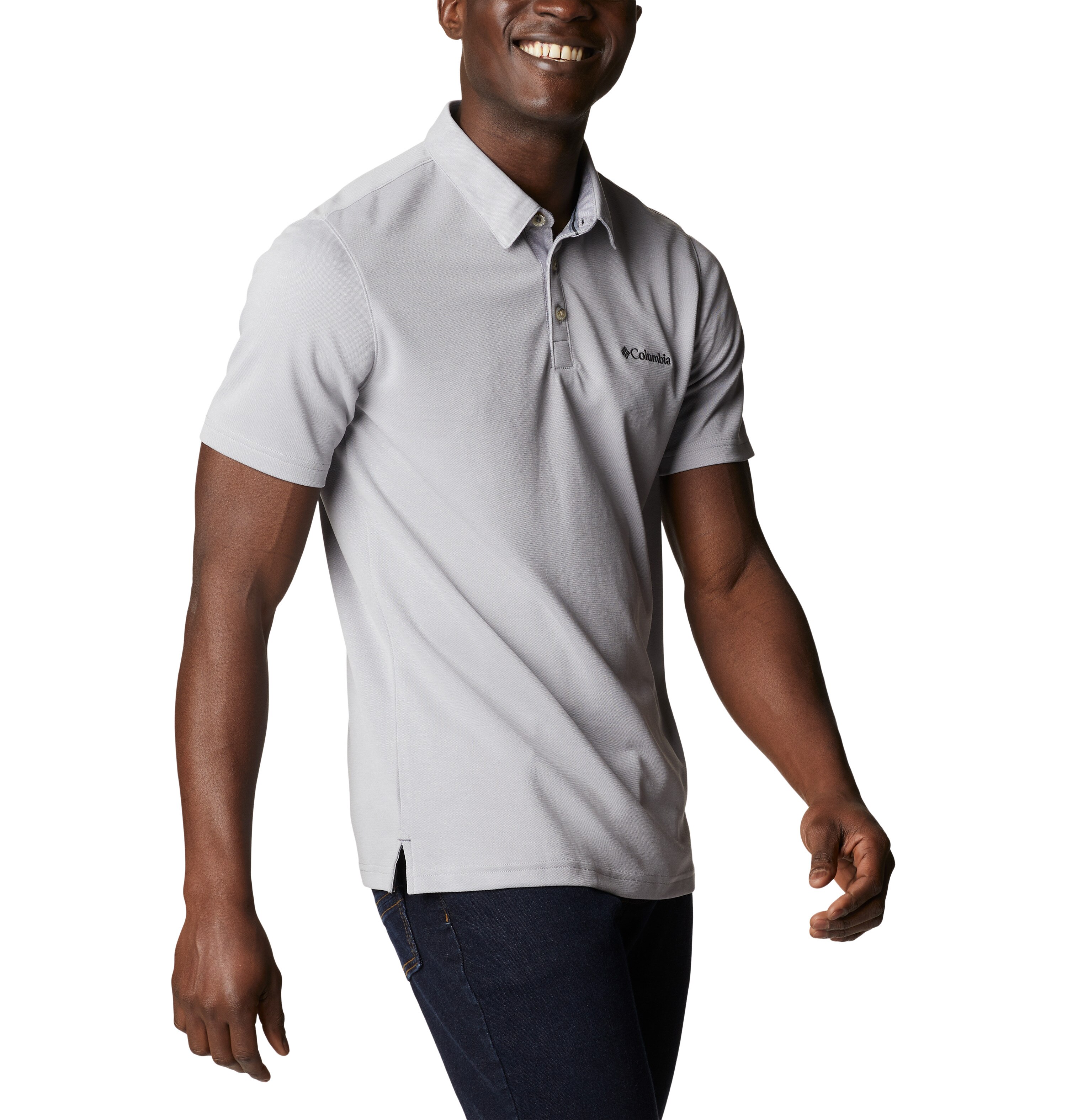 Polo Nelson Point™ Columbia Cinzento-claro-4