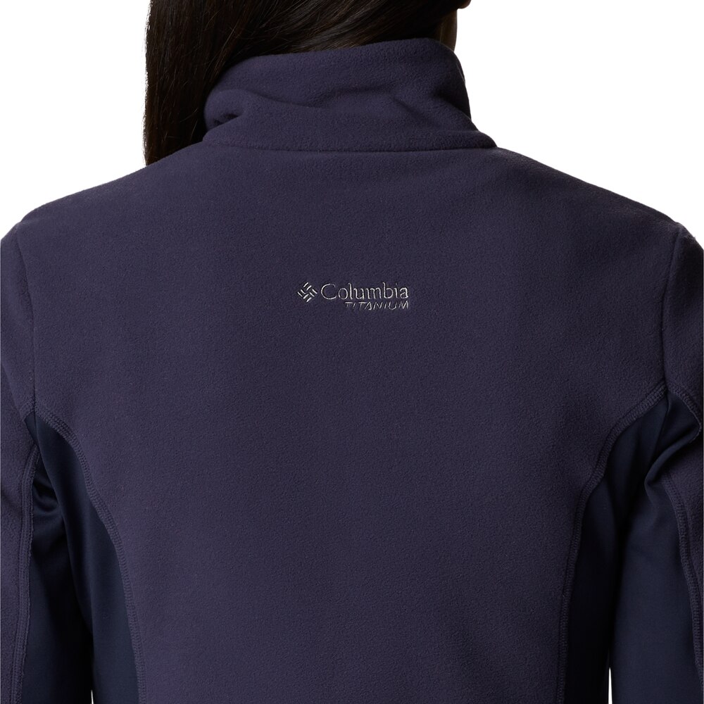 Camisola polar de mulher Titan Pass 2.0 Azul-marinho-5