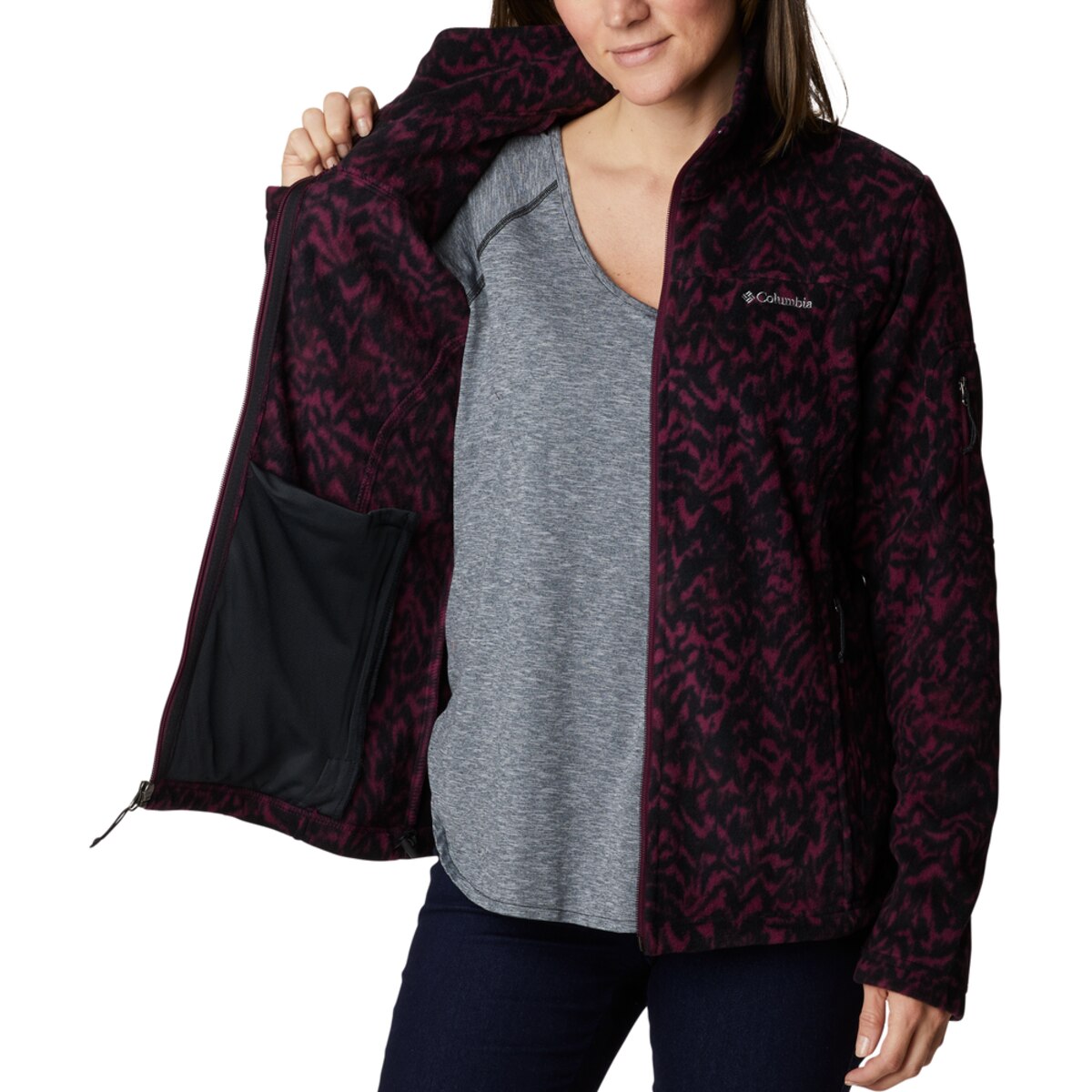 Forro Polar Fast Trek™ Printed Jkt Columbia 4