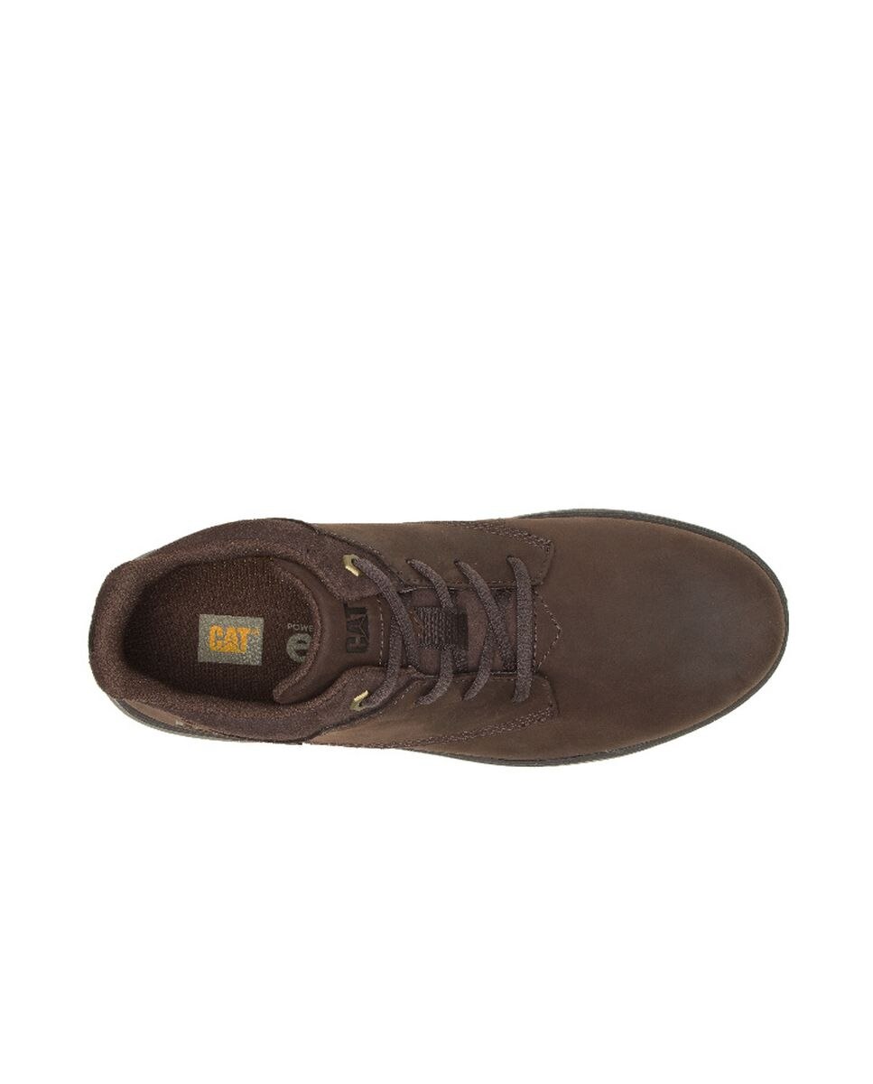 Botins de Pele Roamer Mid 2 0 Castanho-escuro-4