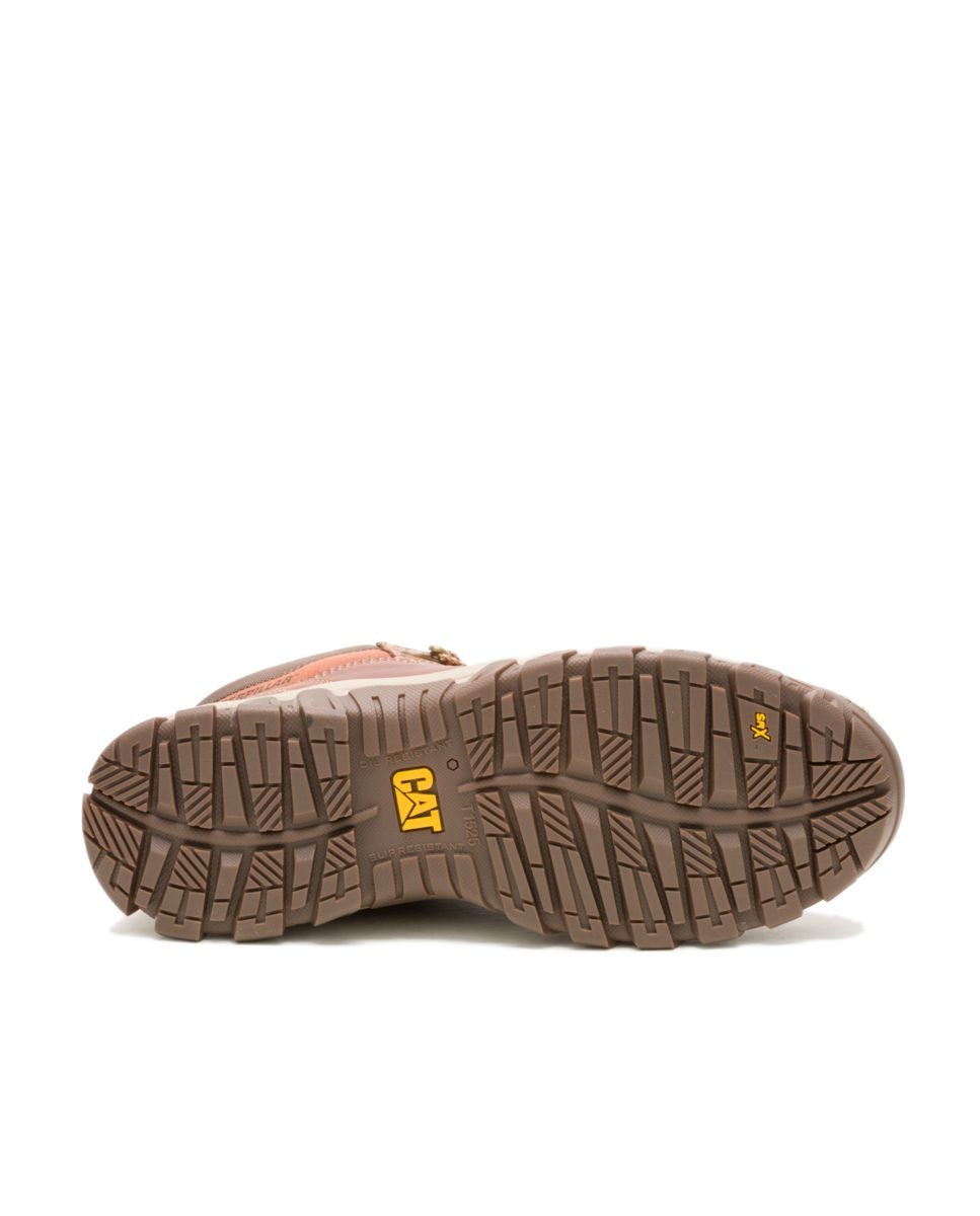 Botas de Pele Threshold Rebound Trek Castanho-5