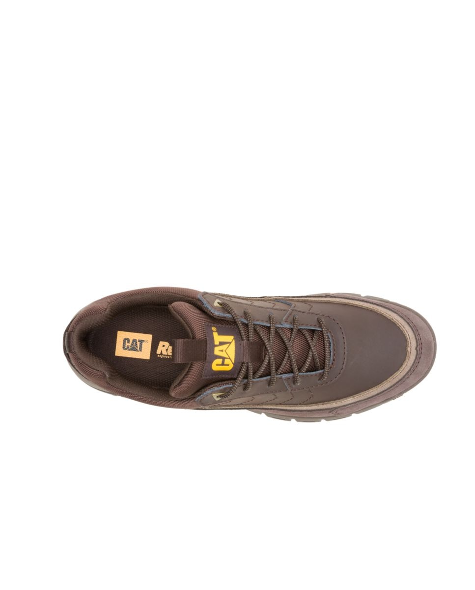 Sapatilhas de Pele Versage Low Castanho-escuro-4
