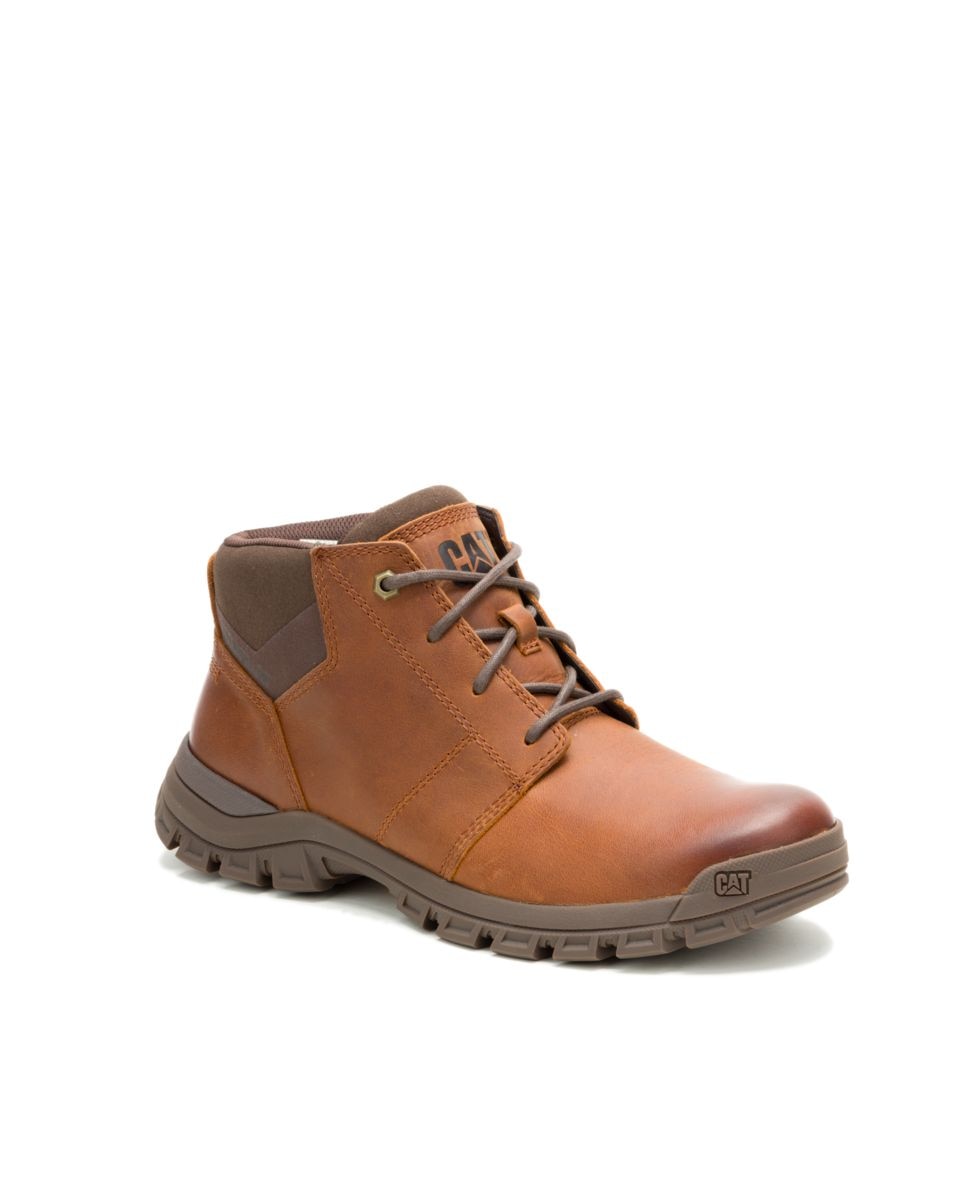Botas de Pele Threshold Chukka Burnish Castanho-2