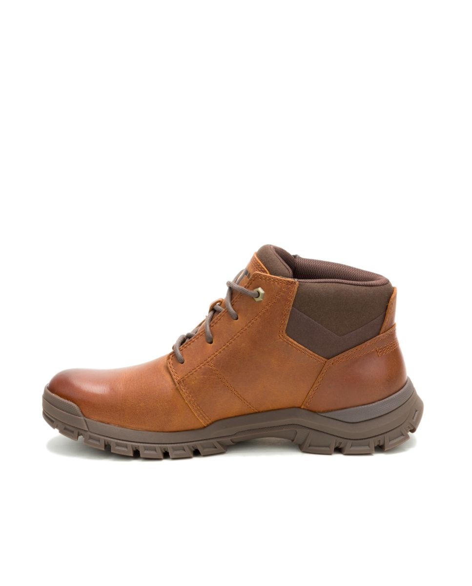 Botas de Pele Threshold Chukka Burnish Castanho-3