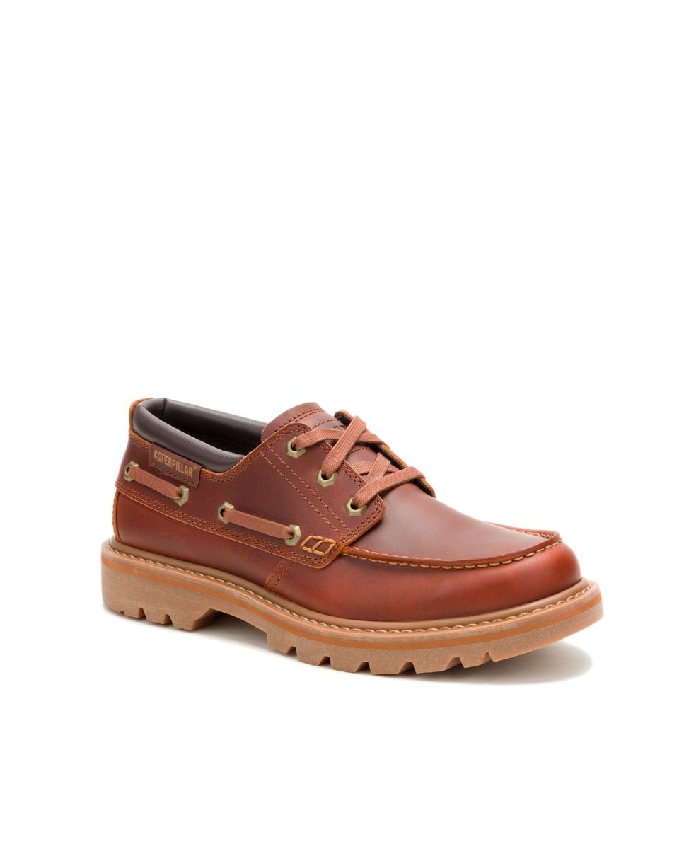 Sapatos Náuticos de Pele Colorado Boat L Castanho-claro-2