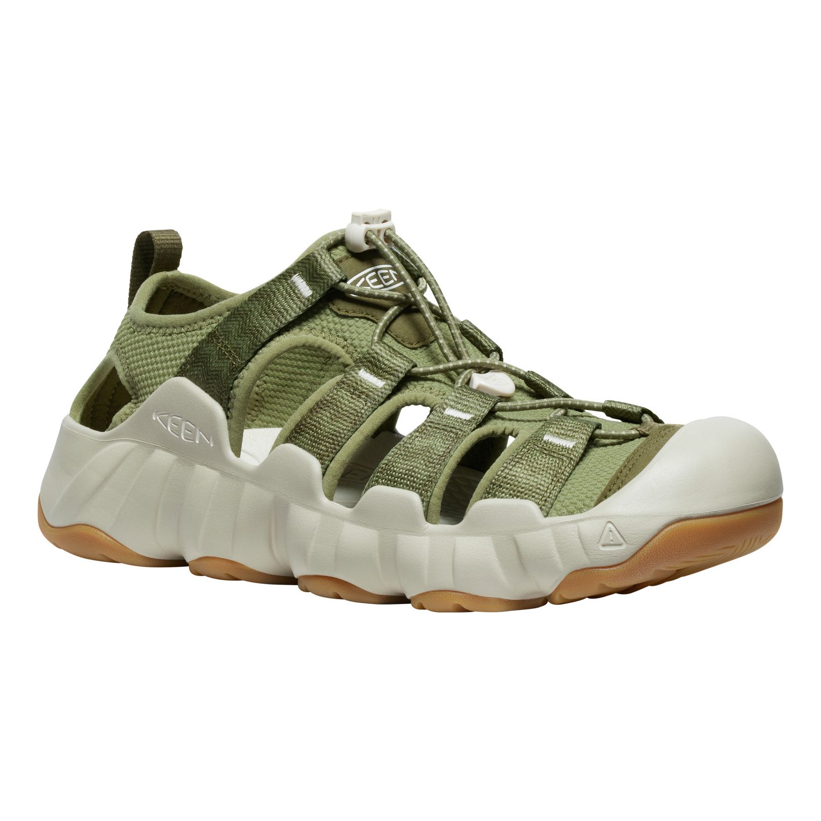 Sandálias de Montanha Hyperport H2 Keen Verde Azeitona-2