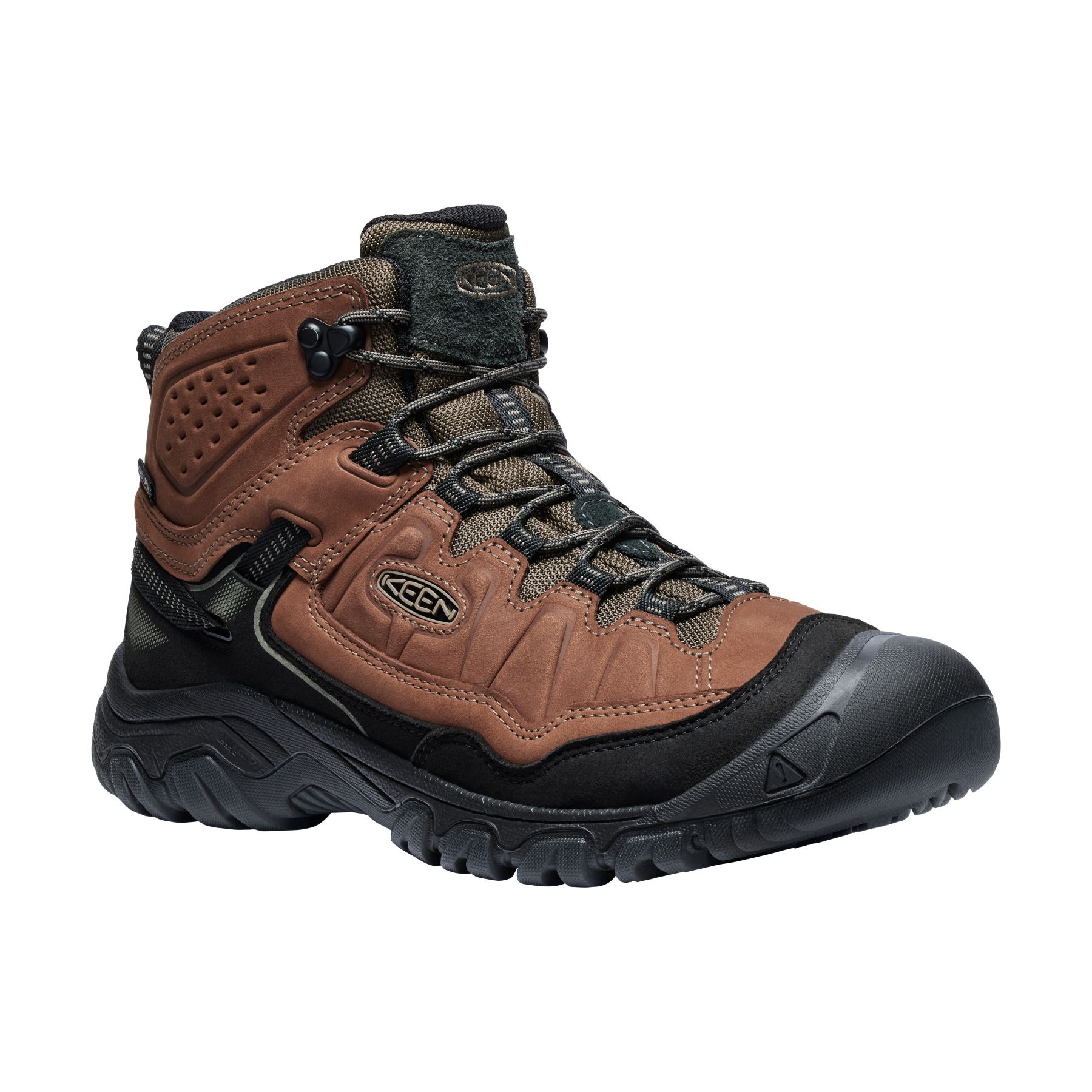 Botas de Montanha Targhee Iv Mid Keen Castanho-2