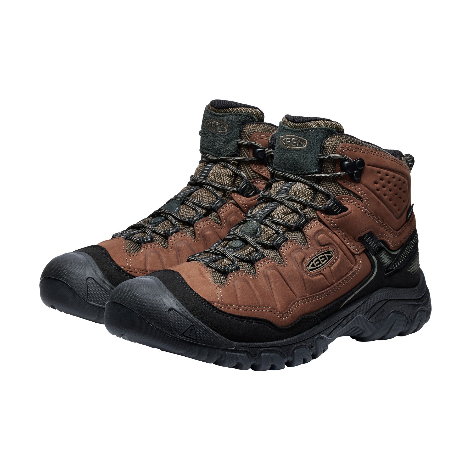 Botas de Montanha Targhee Iv Mid Keen Castanho-3