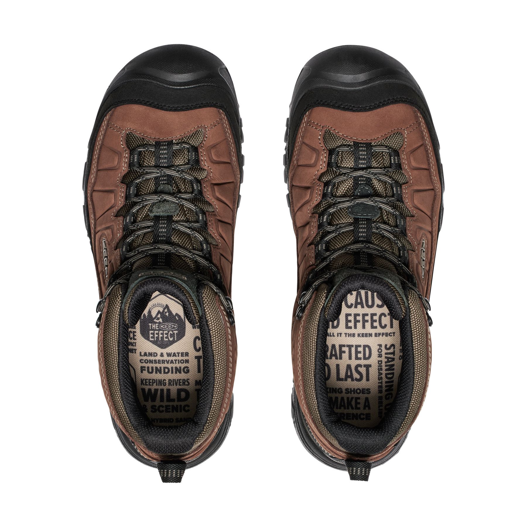 Botas de Montanha Targhee Iv Mid Keen Castanho-4