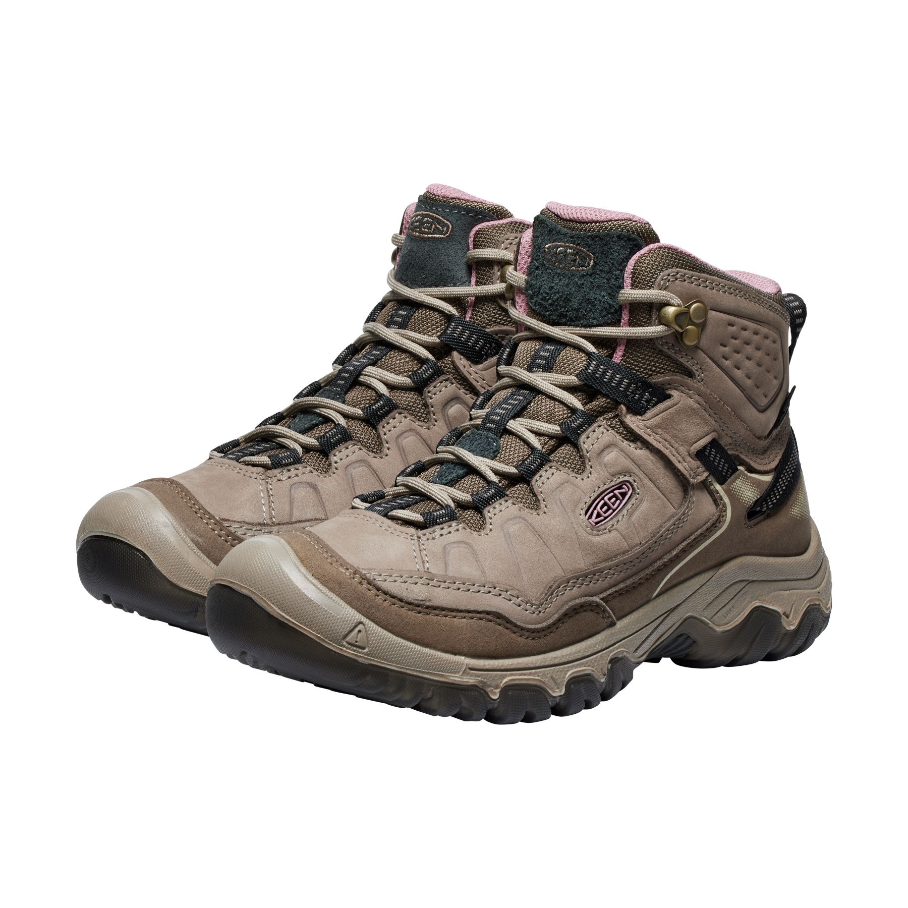 Botas de Montanha Targhee Iv Mid Keen Castanho-claro-3