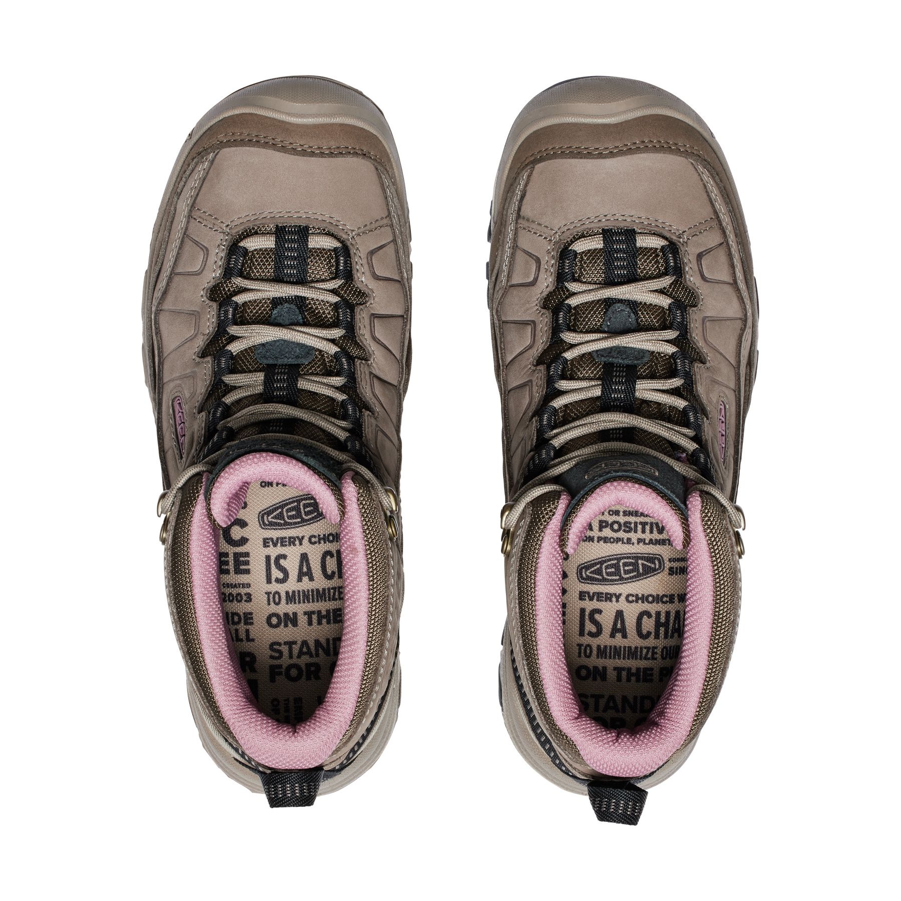Botas de Montanha Targhee Iv Mid Keen Castanho-claro-4
