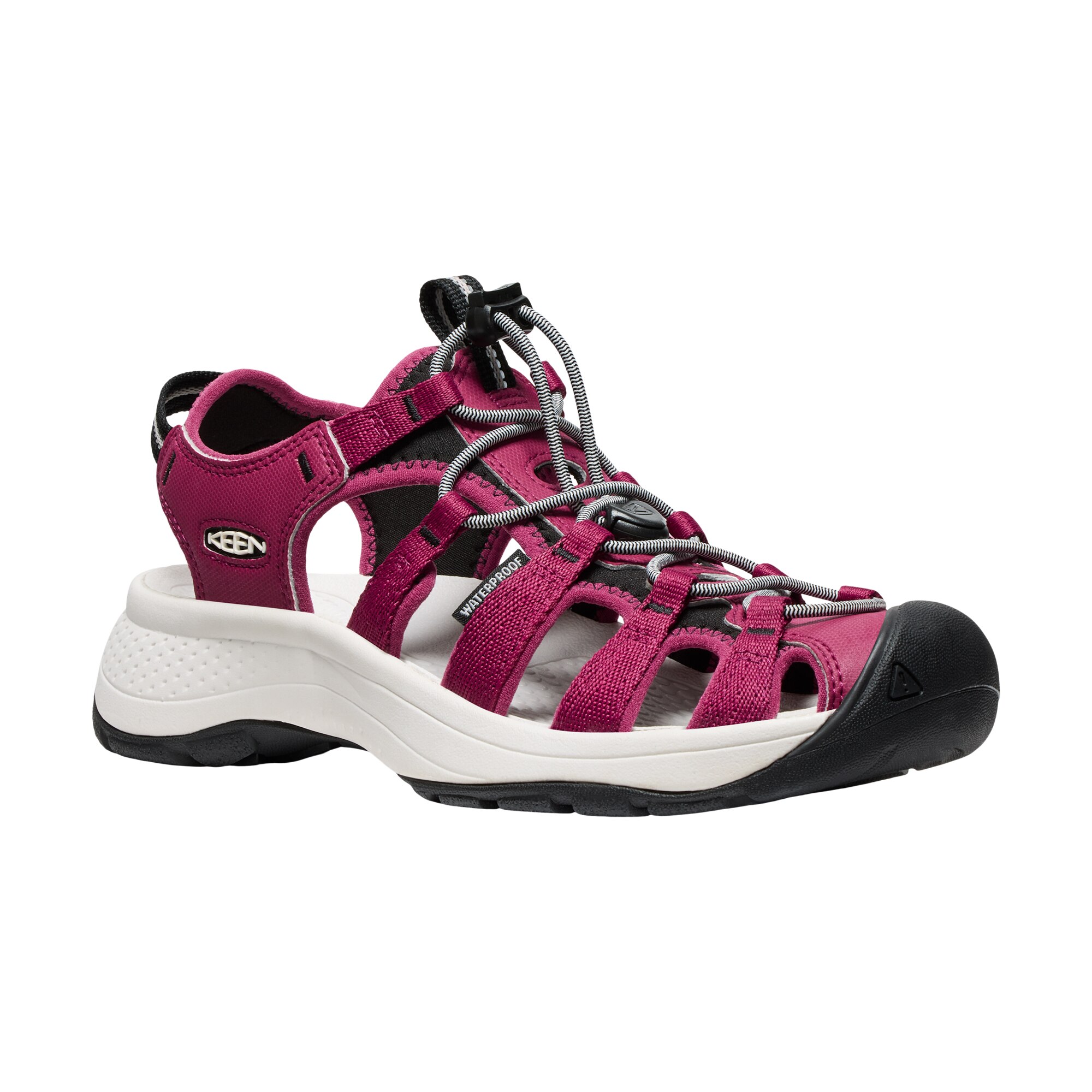Sandálias de Montanha Astoria West Sandal Keen Branco / Prata / Rosa-2